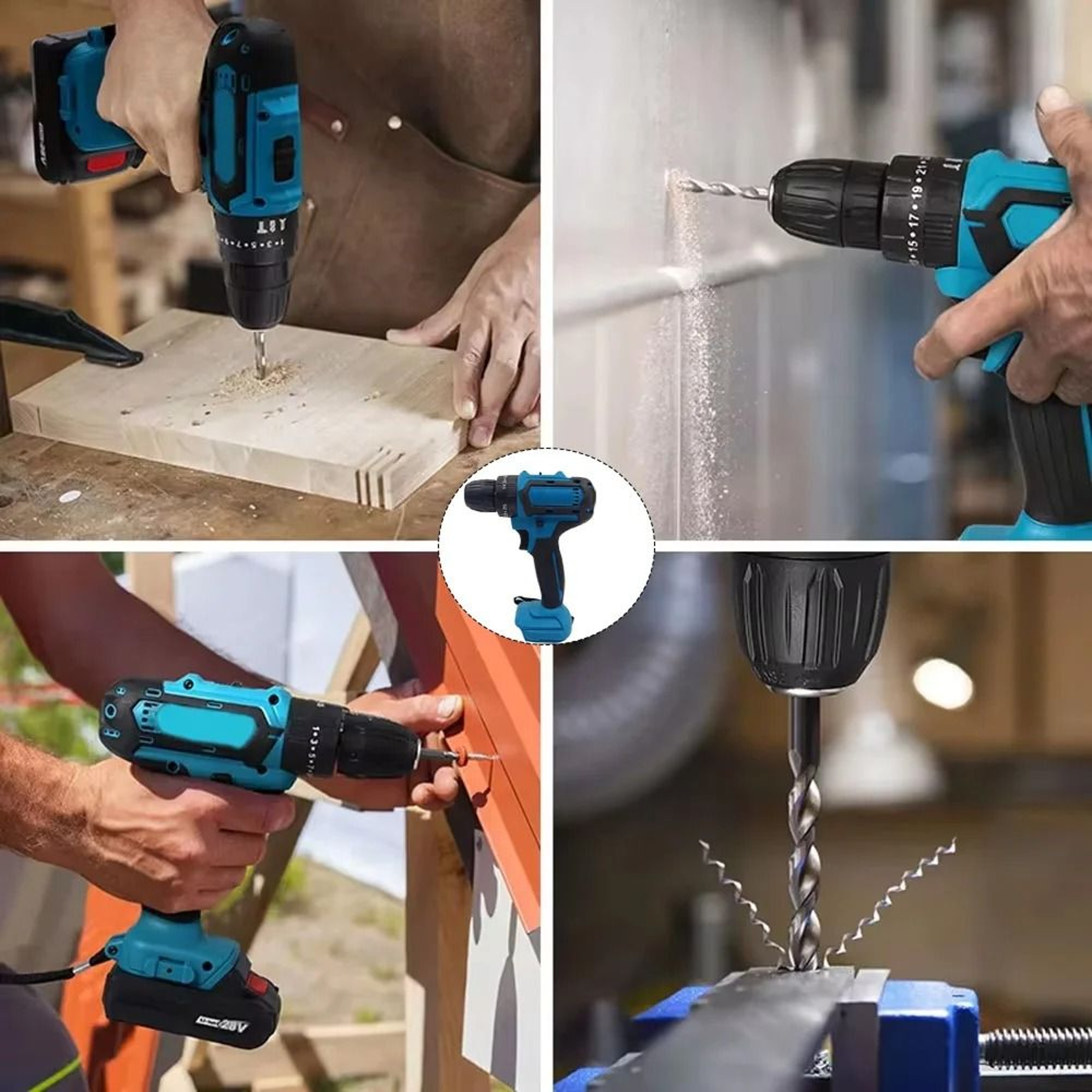 HighPerformance Cordless Multifunctional Impact Drill 6