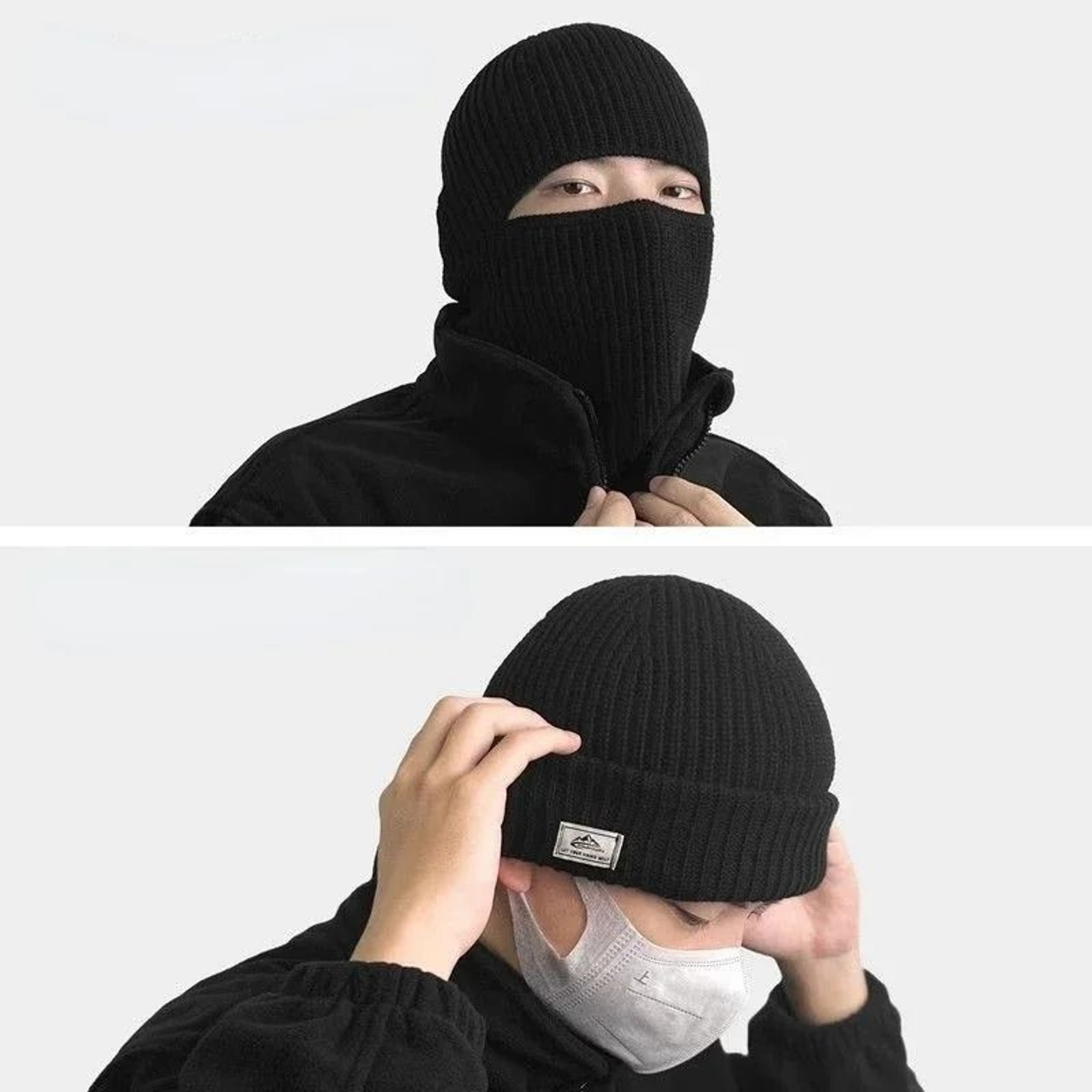 2in1 Tactical Winter Balaclava And Mask Beanie 1