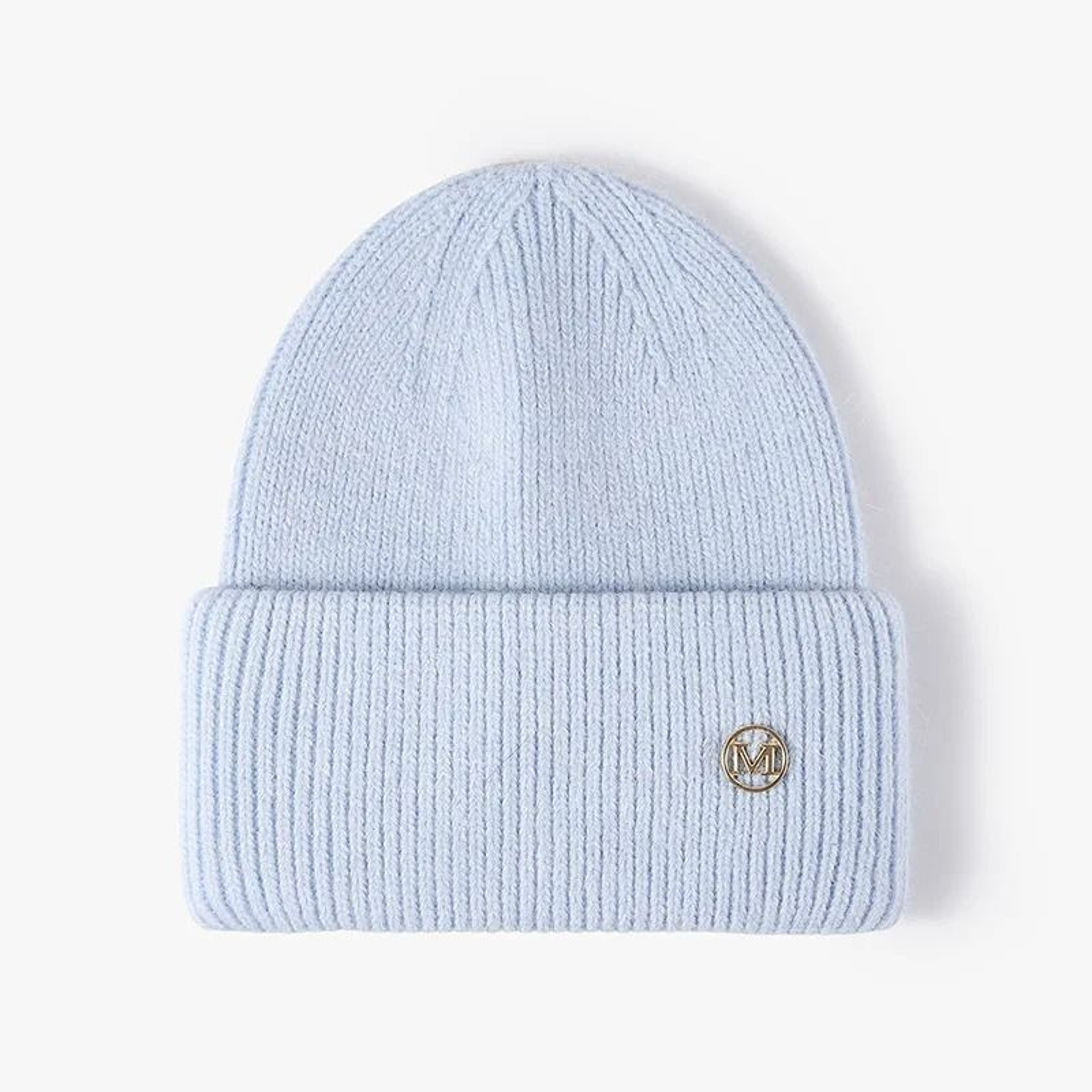 Womens Premium Rabbit Fur Blend Thermal Beanie 12