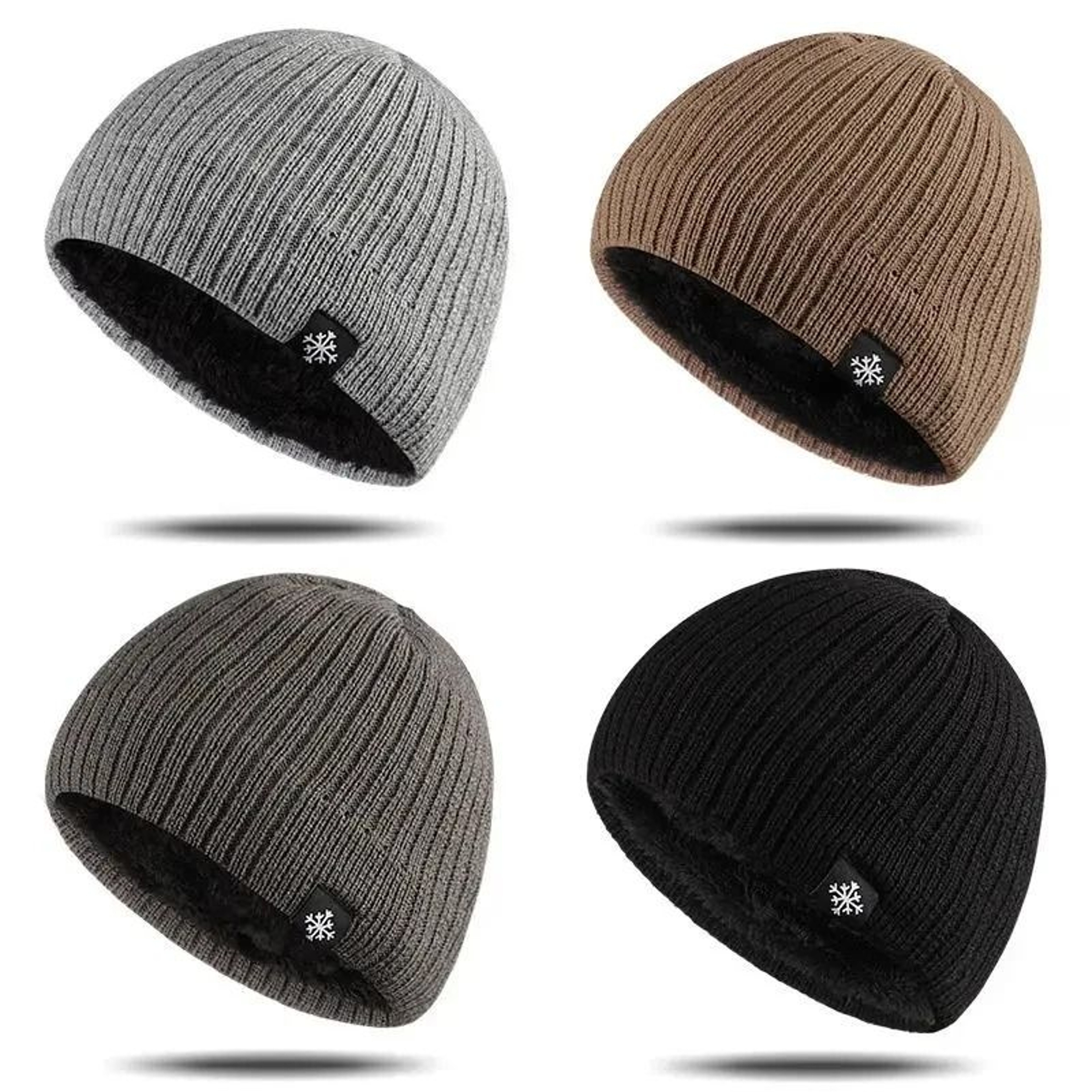 Thickened WoolBlend Thermal Winter Beanie 0