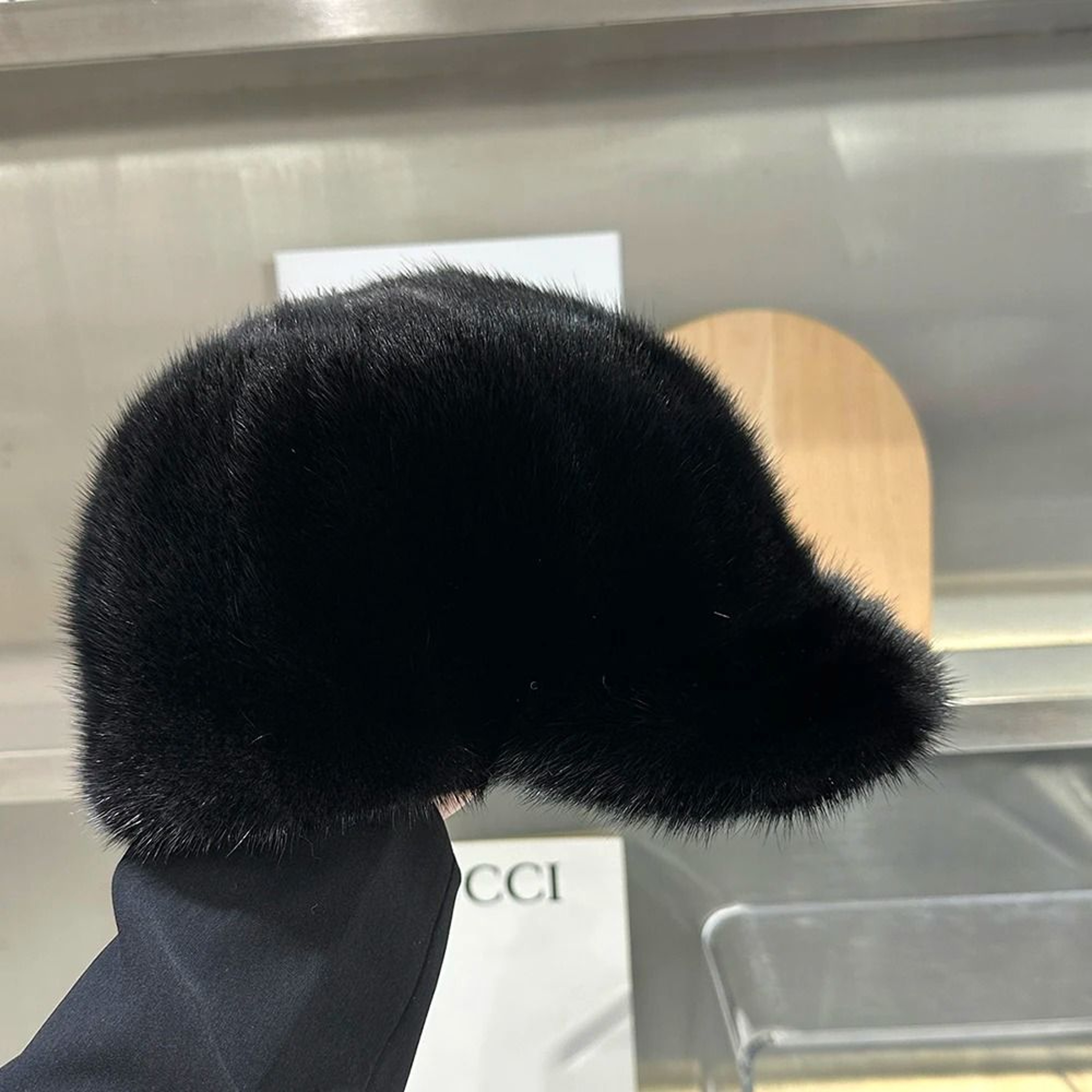 100 Genuine Mink Fur Thermal Winter Cap 3