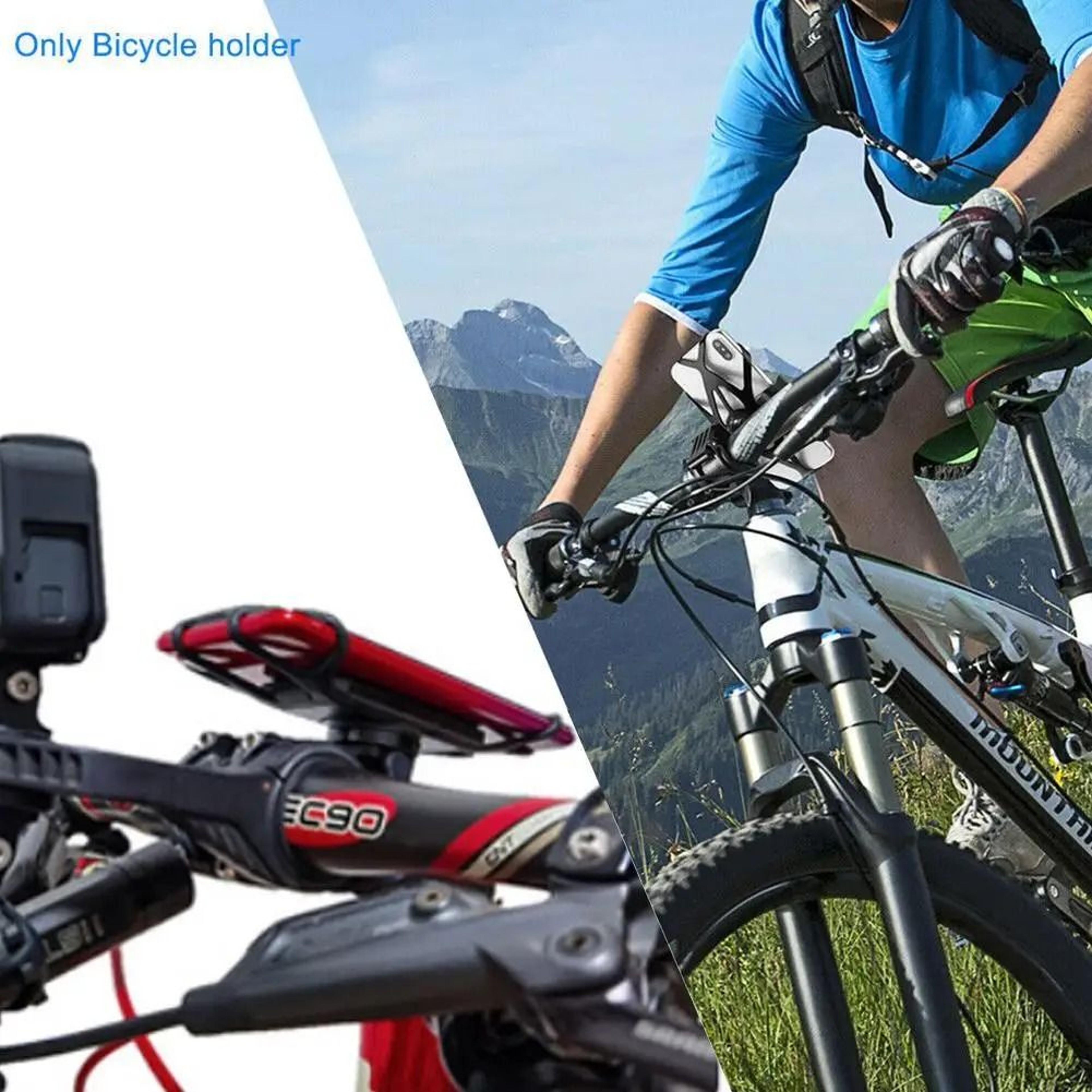 Silicone AntiShock Bicycle  Computer Mount 3
