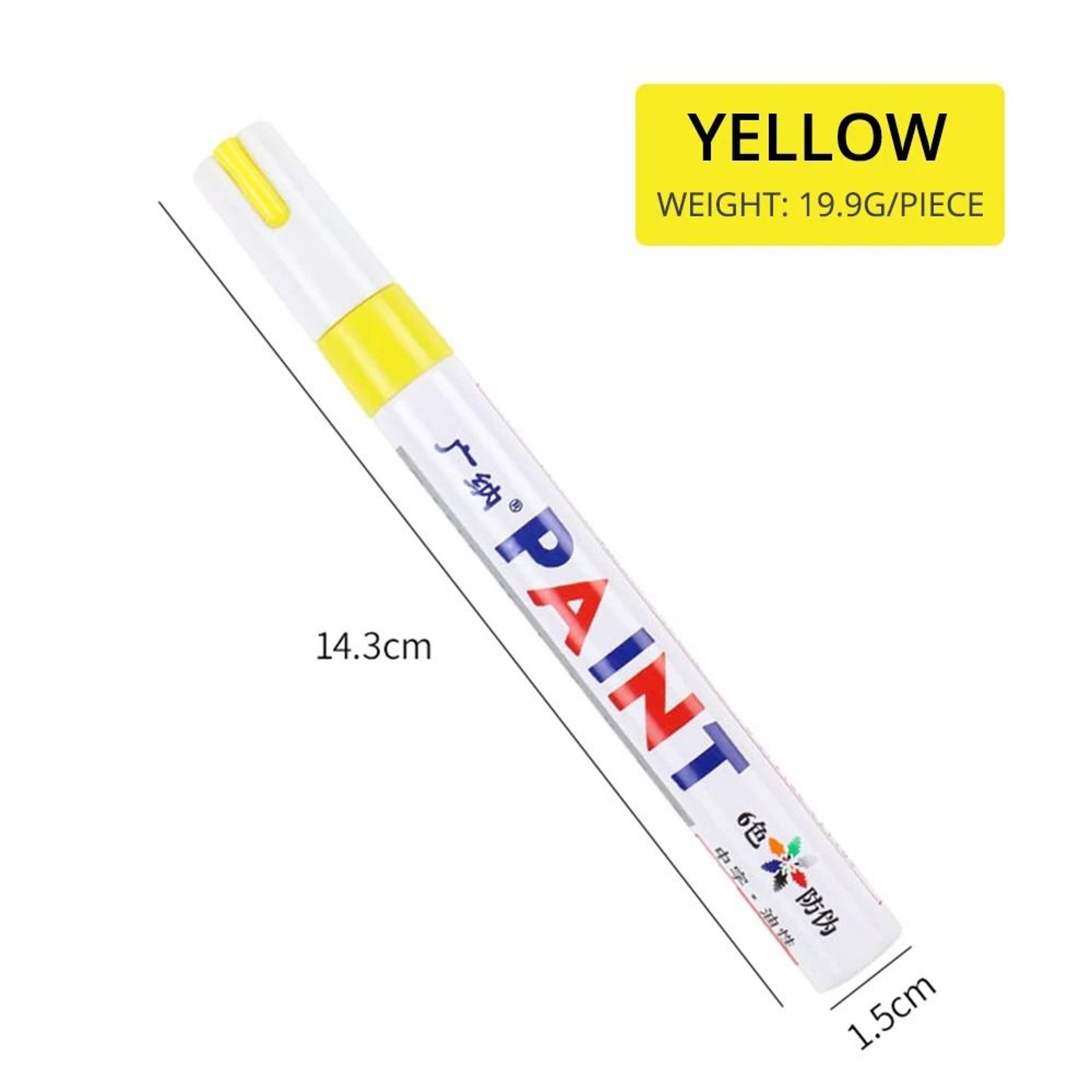 HighVisibility Waterproof Tire  Metal Marker 16