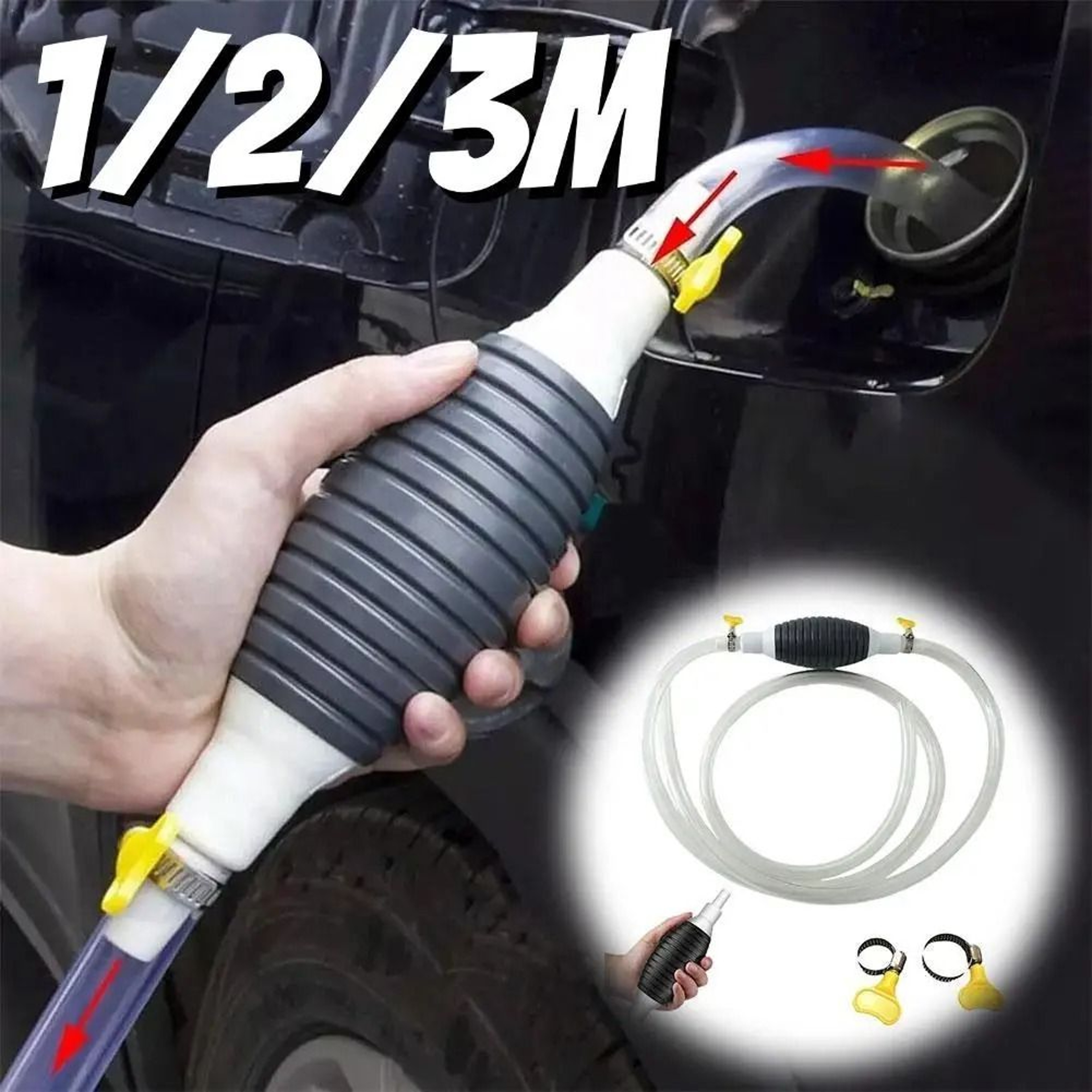 HighFlow Manual Siphon  Fluid Transfer Pump 1
