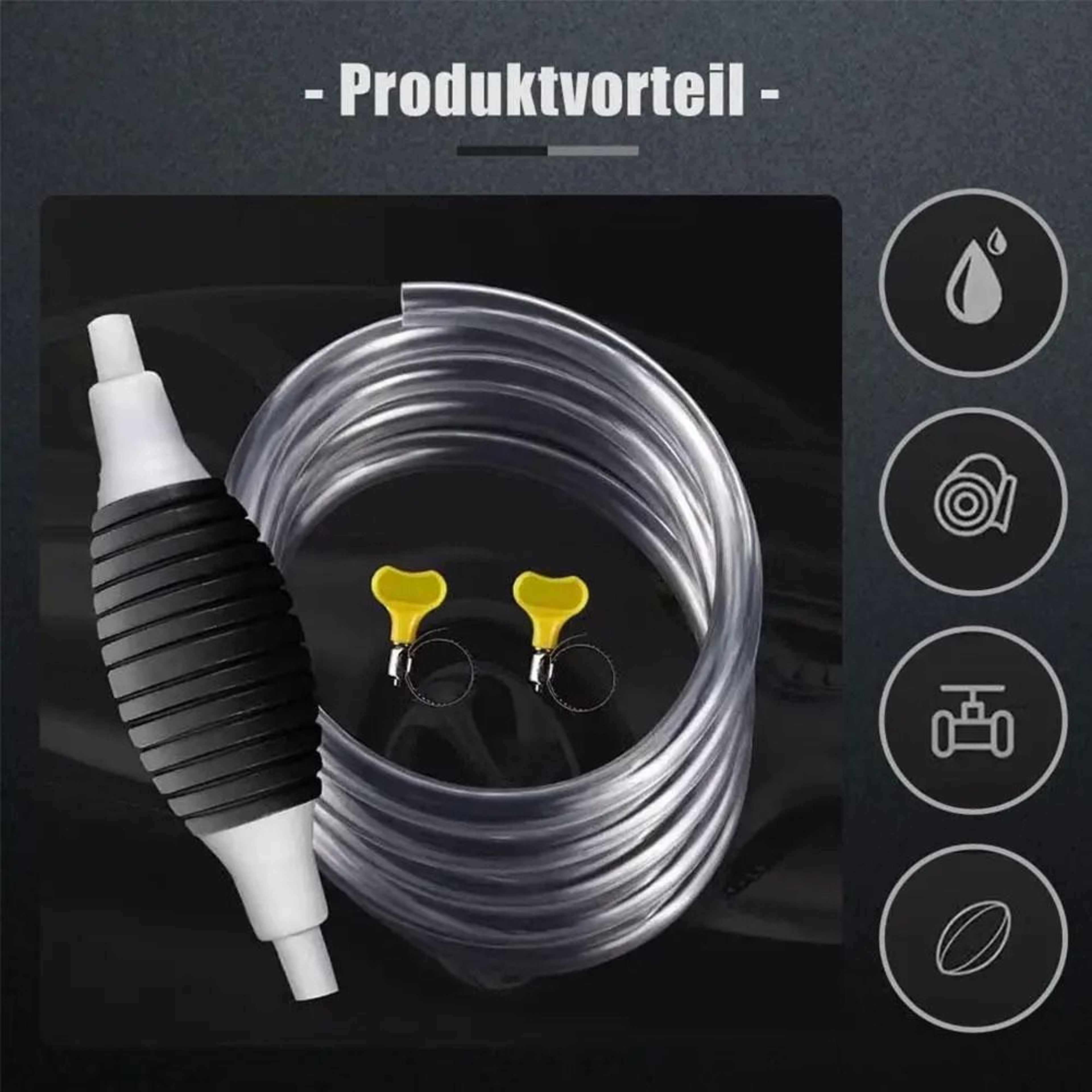 HighFlow Manual Siphon  Fluid Transfer Pump 5