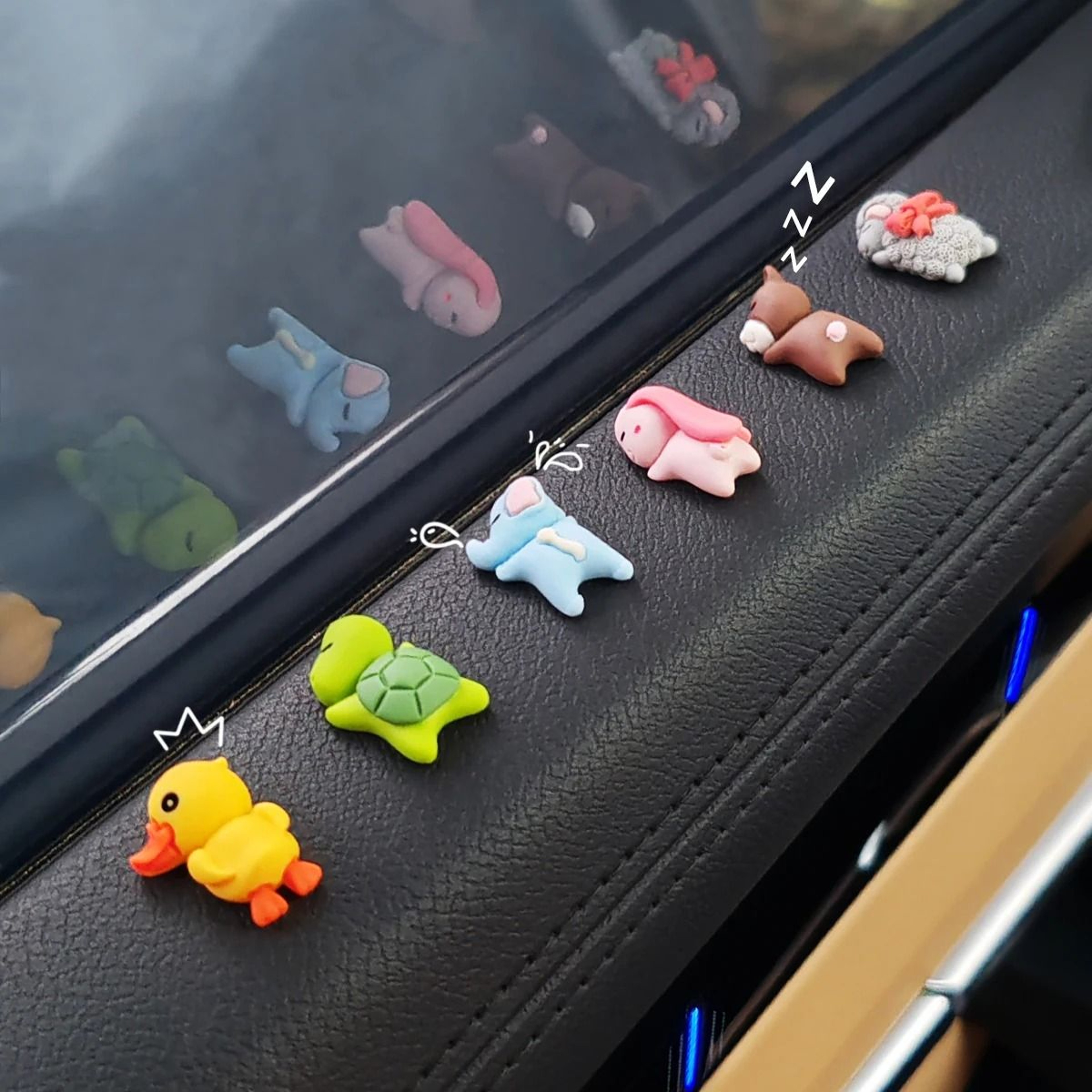 Little Turtle 6Piece HighDetail Interior Ornament Set 0