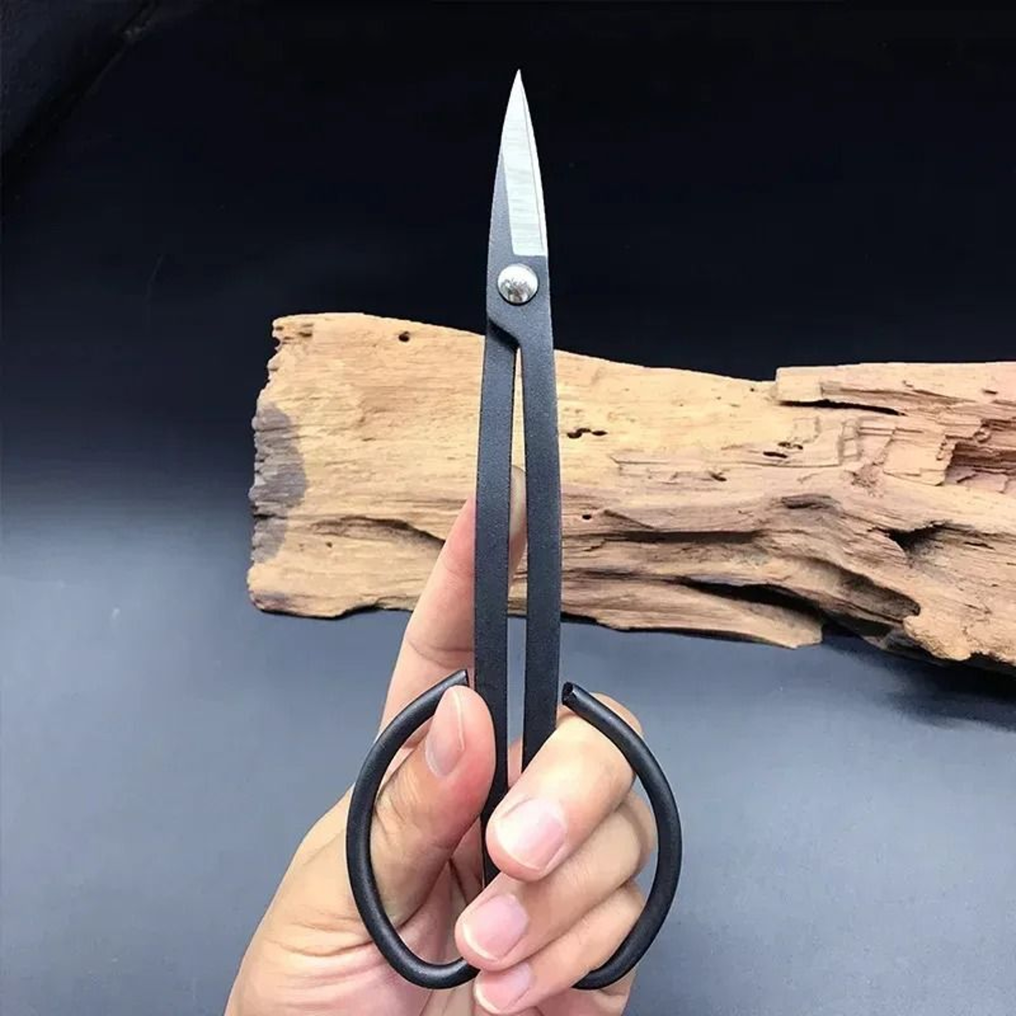Steel LongHandle Bonsai Scissors  Precision Pruning  Grafting Tool 4