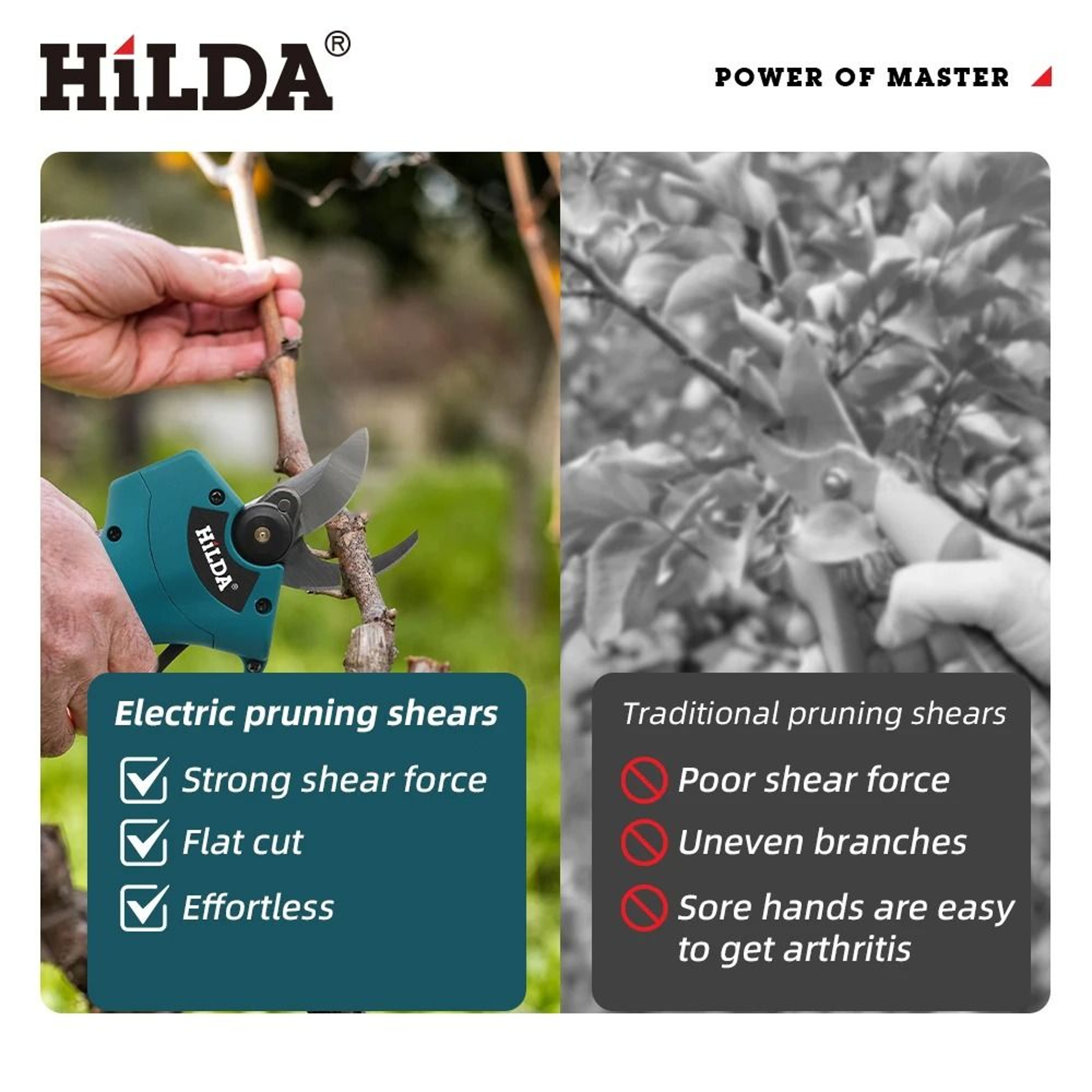 Brushless Electric Pruning Shears  HighPower Cordless Branch Scissors 2