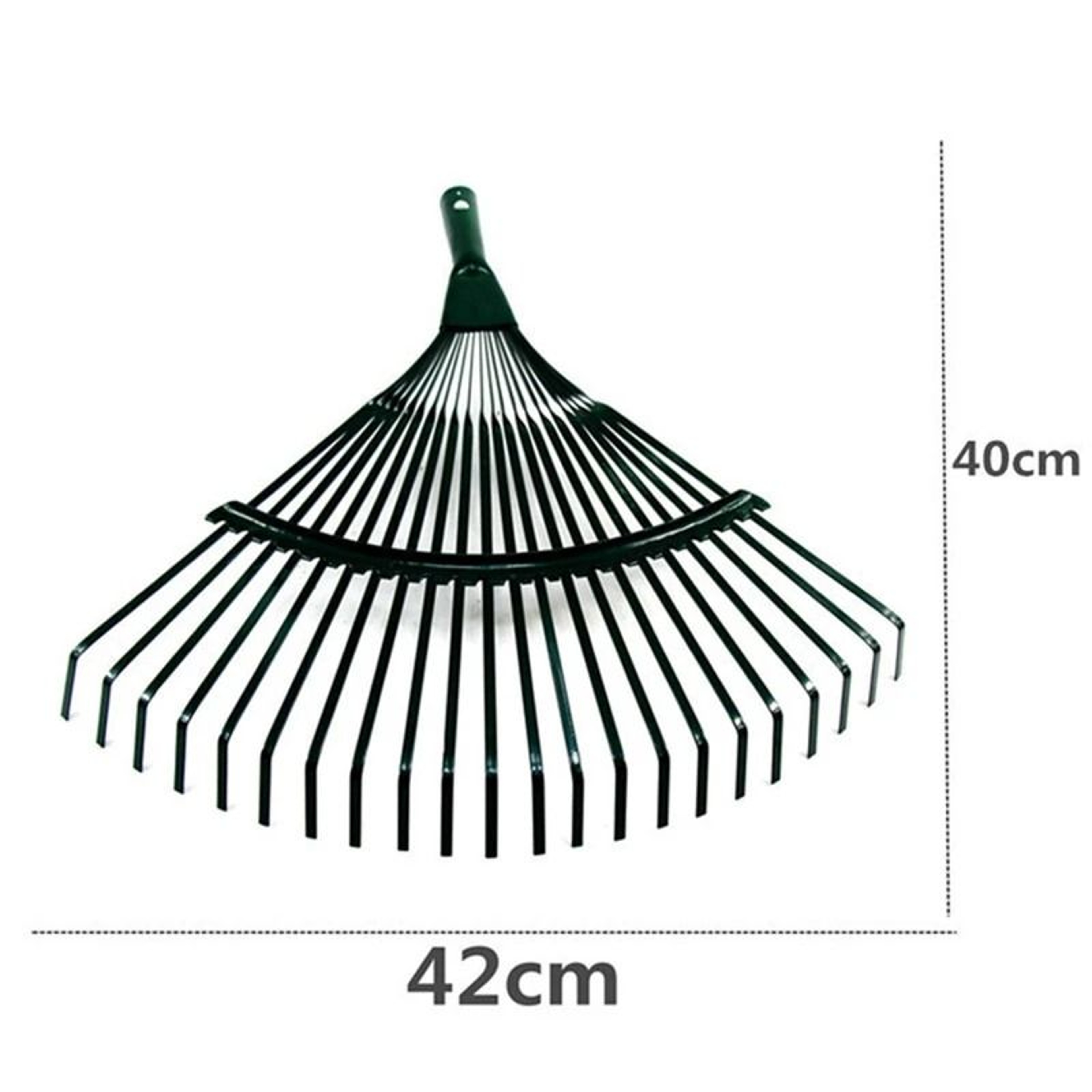 22Tooth Iron Garden Rake  Durable Leaf  Farming Tool 5