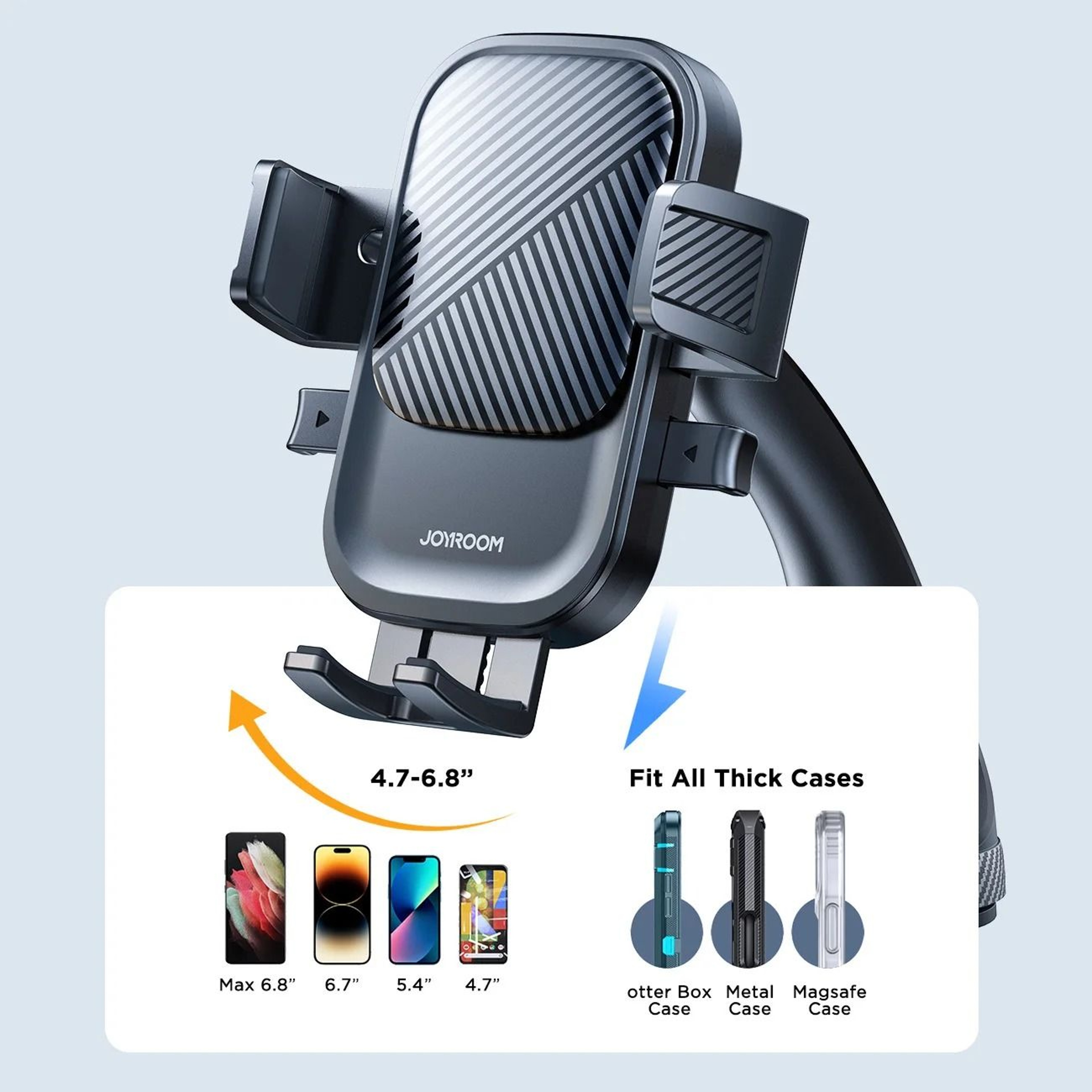 Universal Car Phone Holder  Strong Suction Dashboard  Windshield Mount 5