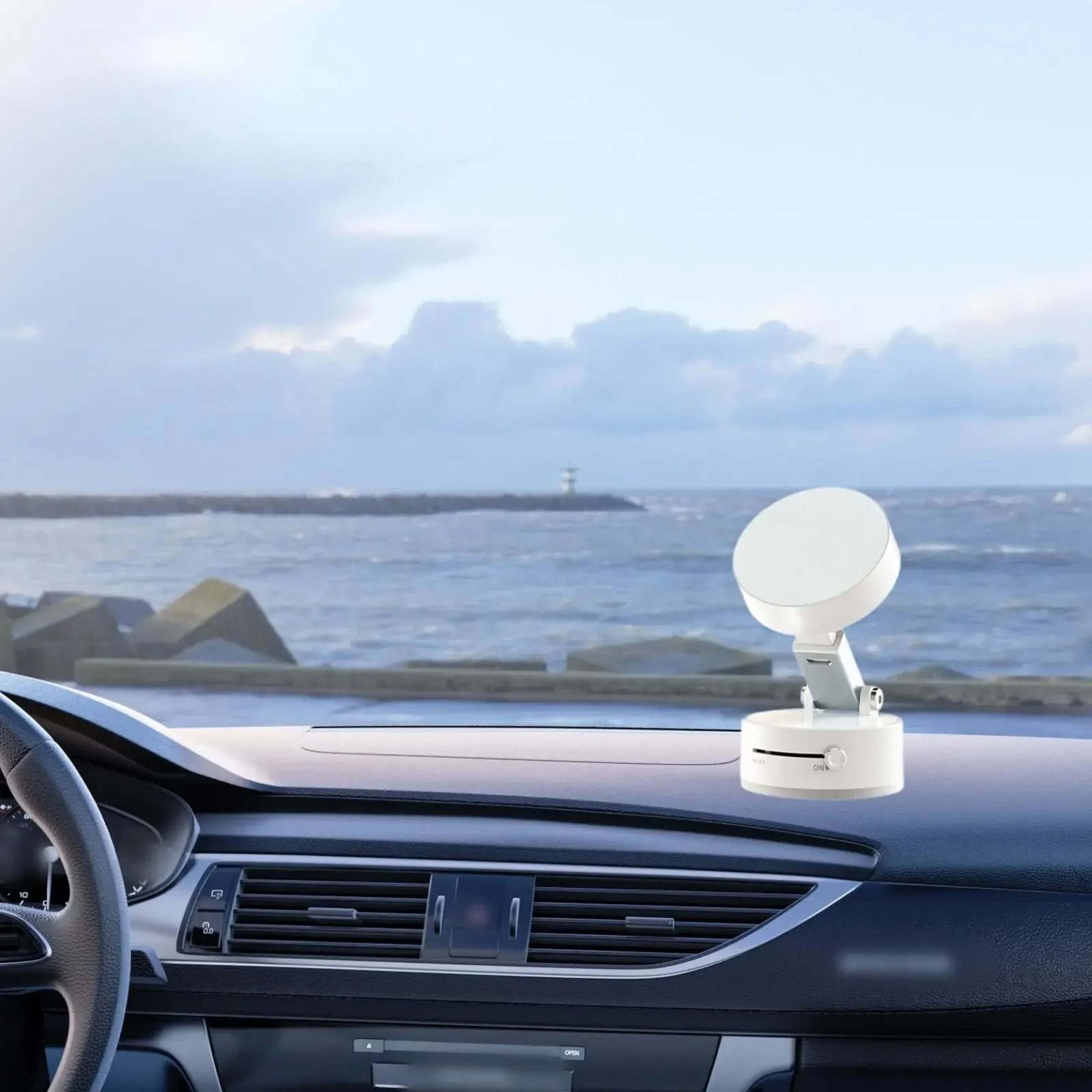 Strong Vacuum Suction Car Phone Holder  360 Adjustable Navigation Stand 3
