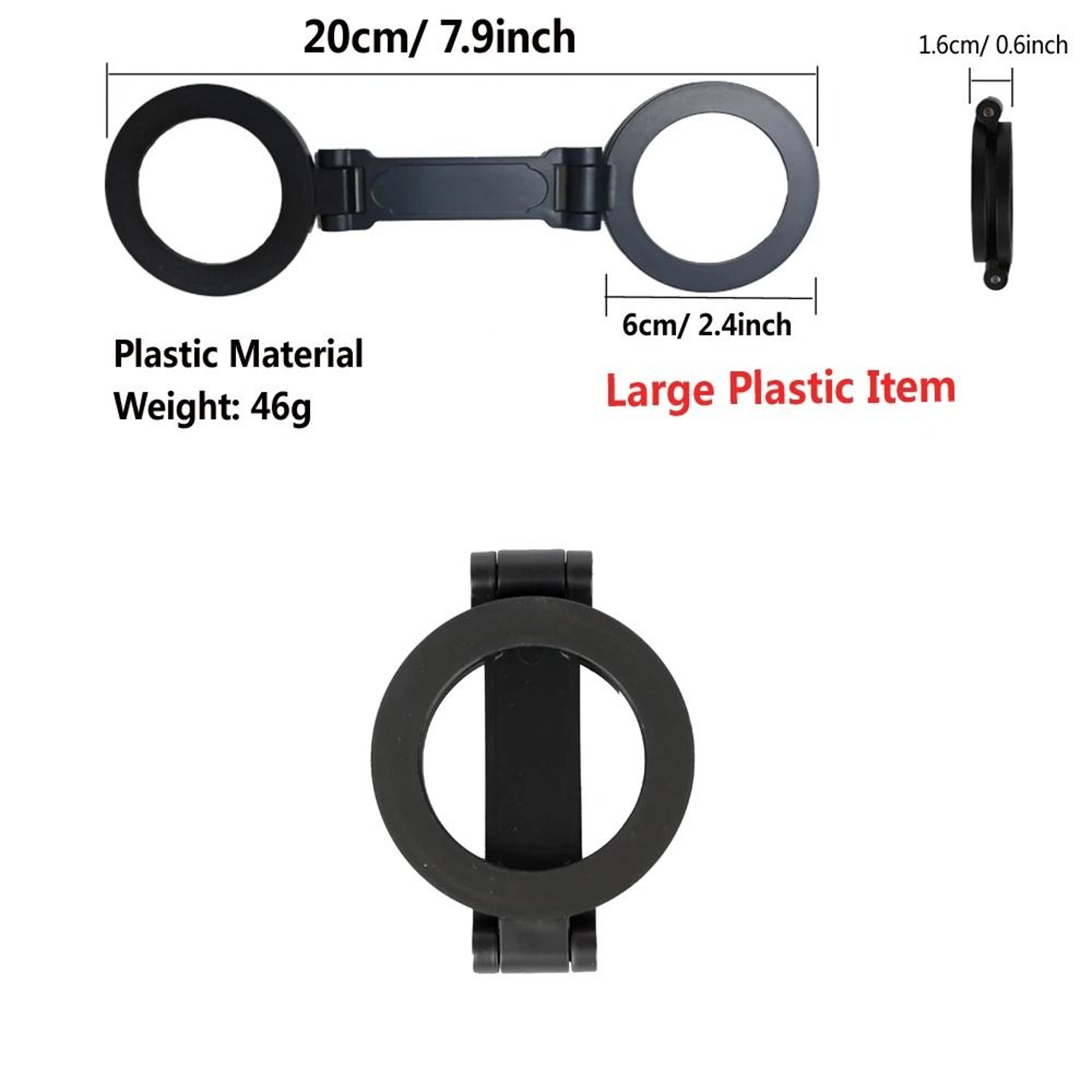 DualSided Magnetic Ring Holder  Universal MagSafe Folding Bracket 7