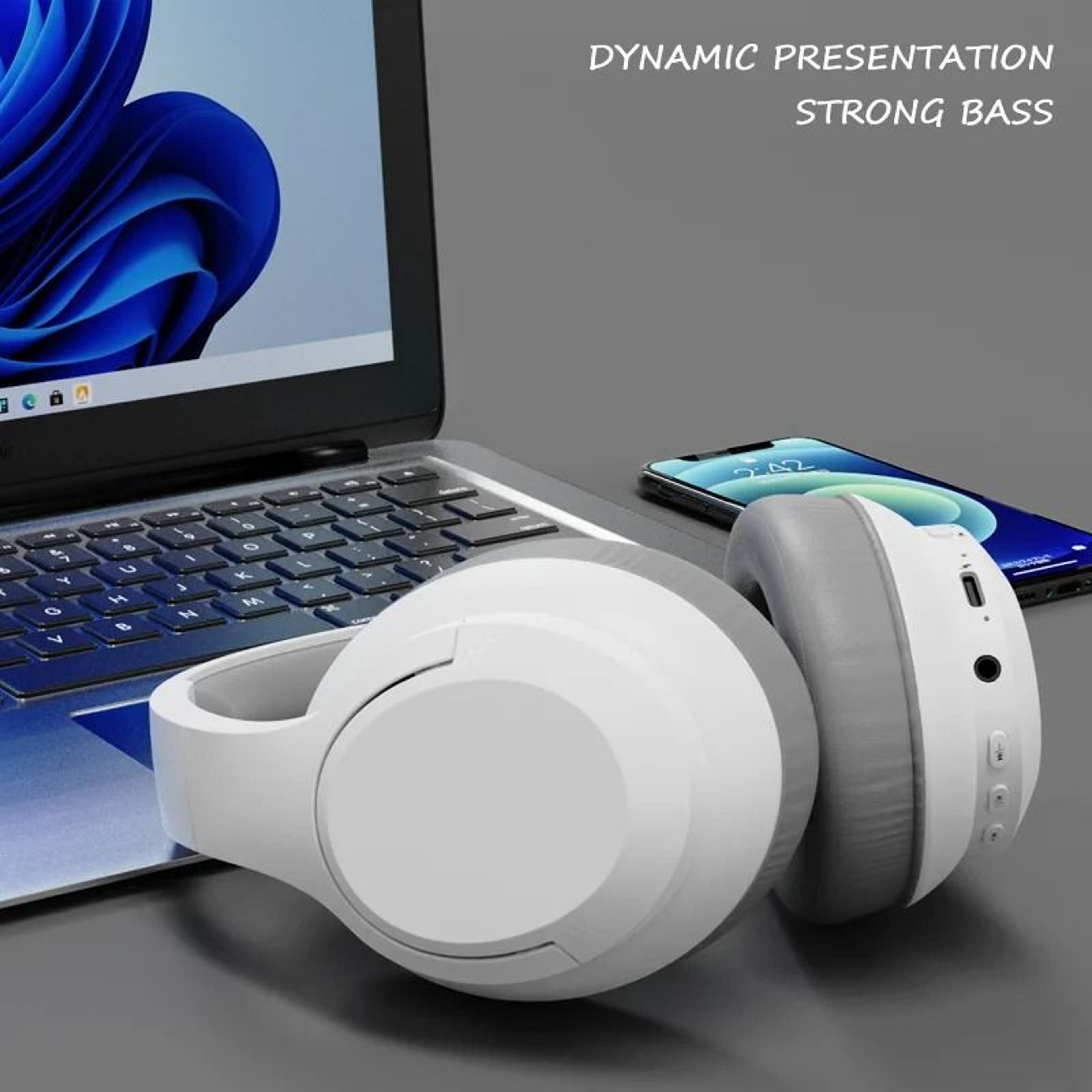 HiRes Wireless Headphones  98Key Bluetooth 53 OverEar Headset 4