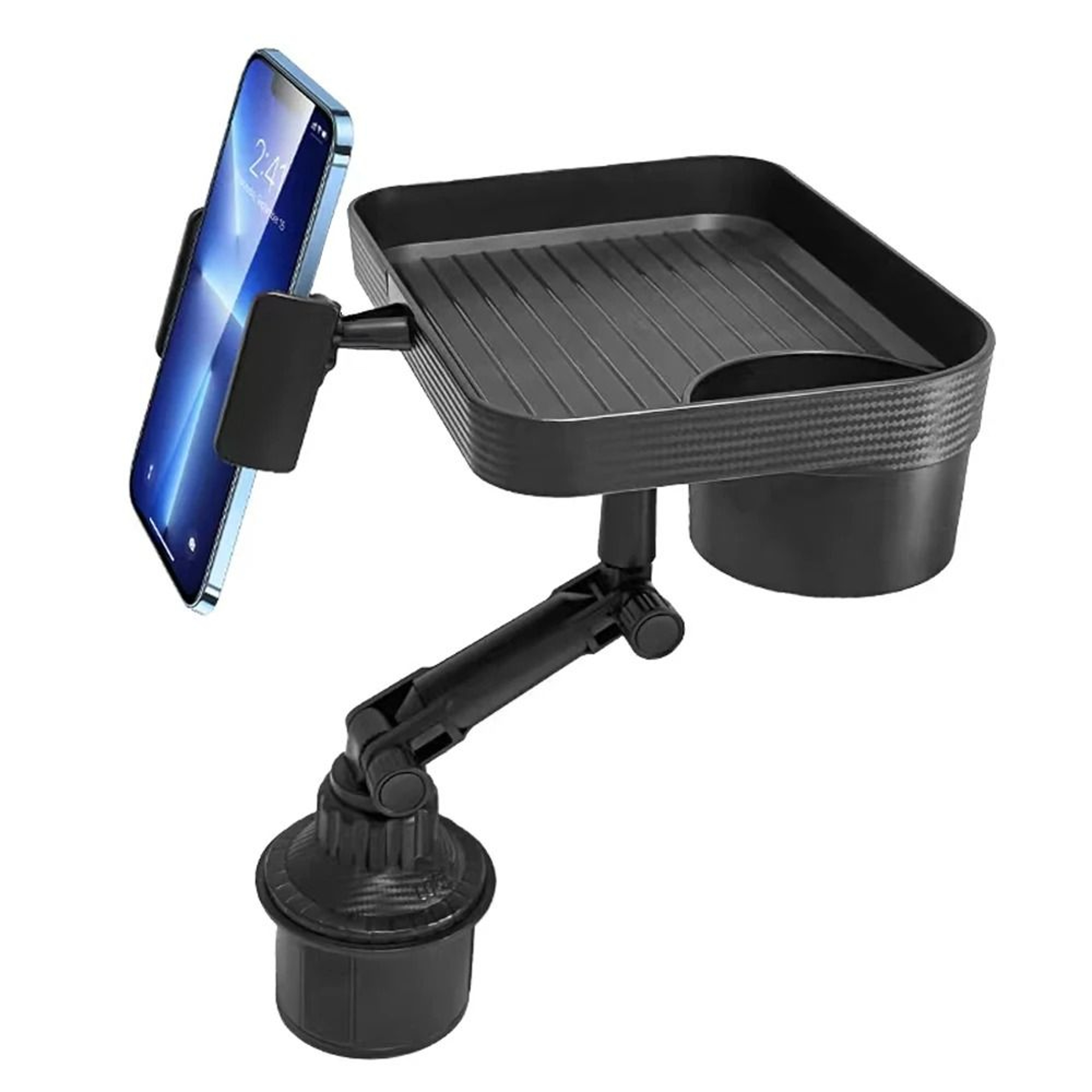 Ar Cup Holder Tray  360 Rotating Mobile Workstation  Food Organizer 1