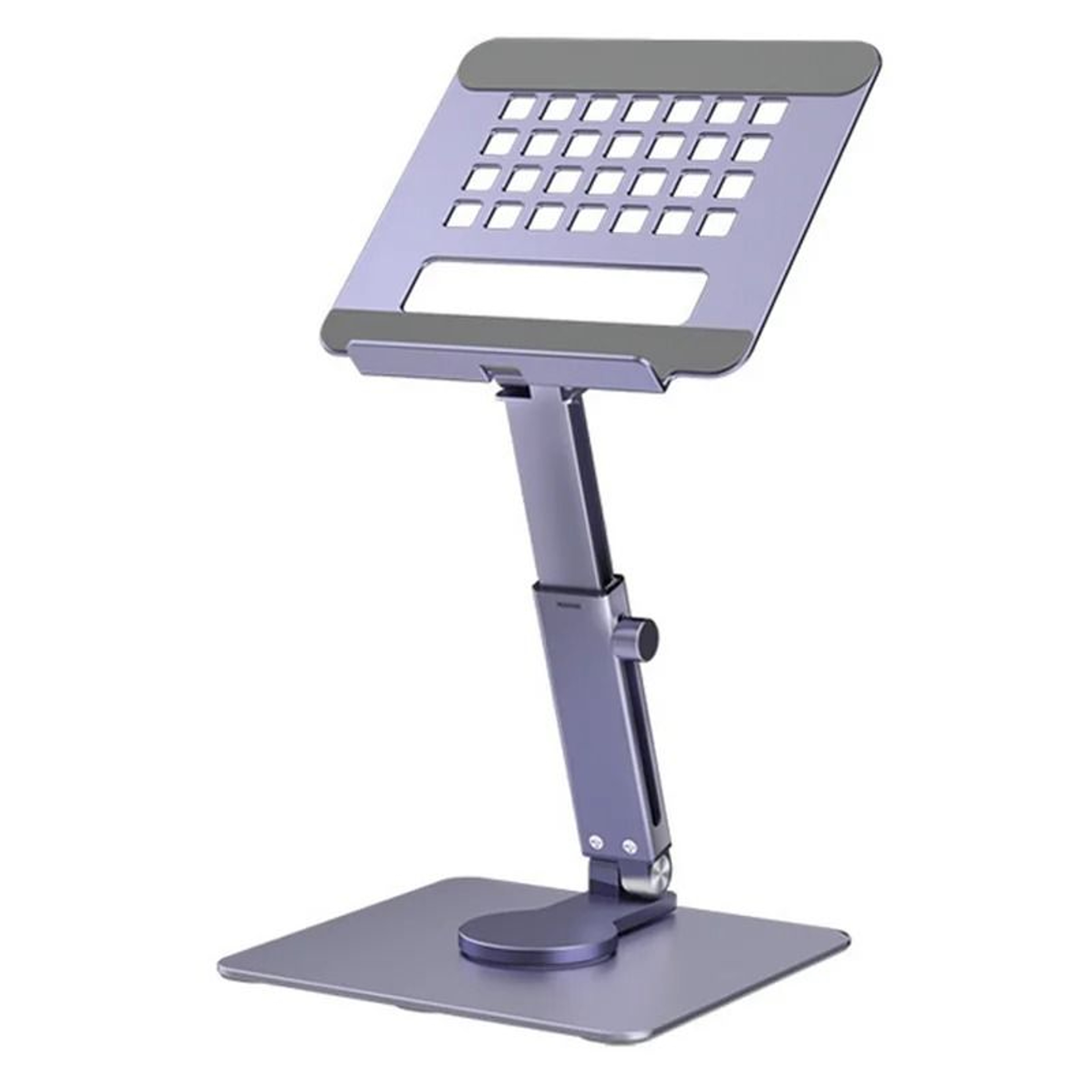 Aluminum Desktop Tablet Stand  HeavyDuty 360 Rotating Riser 7