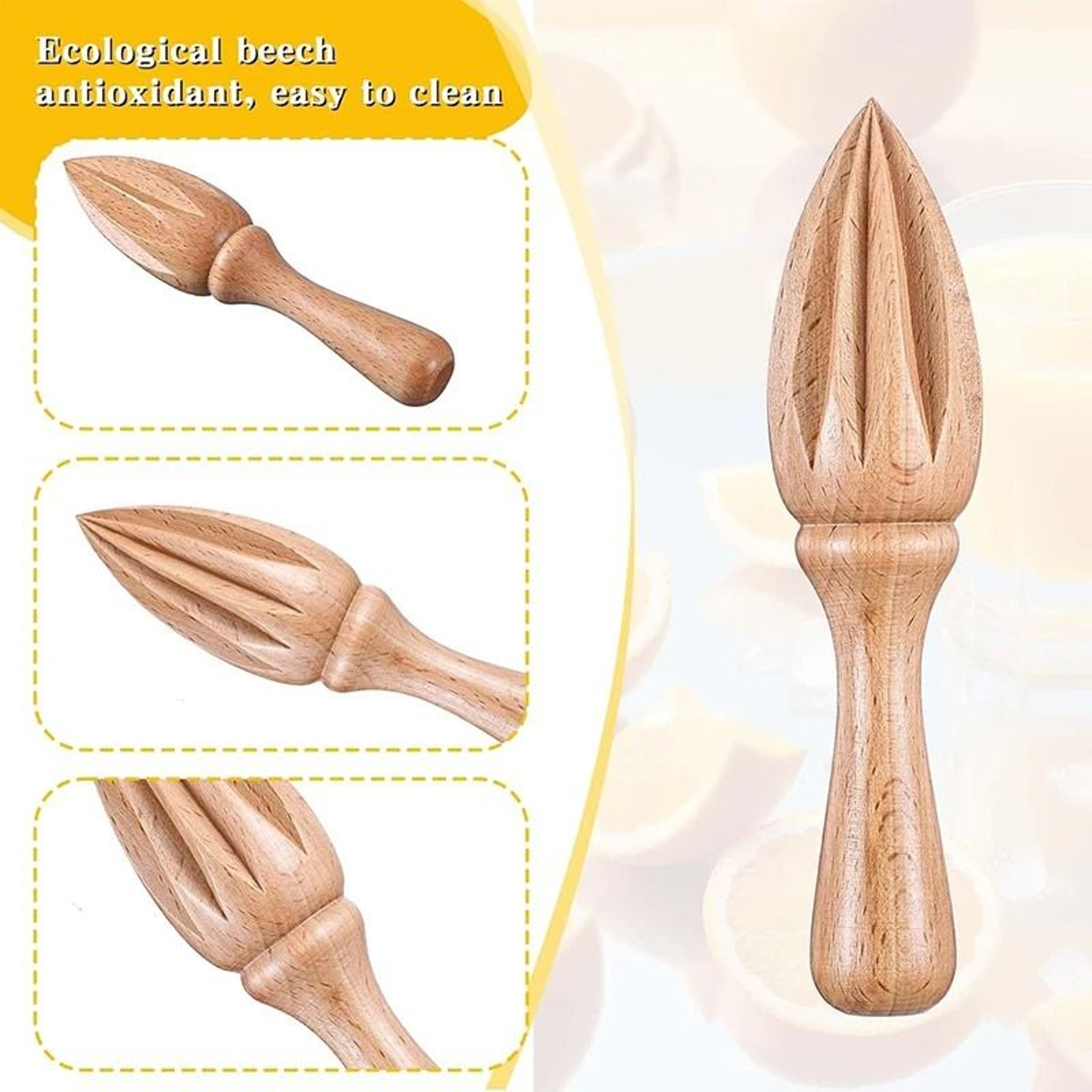 Handcrafted Wooden Citrus Reamer 4