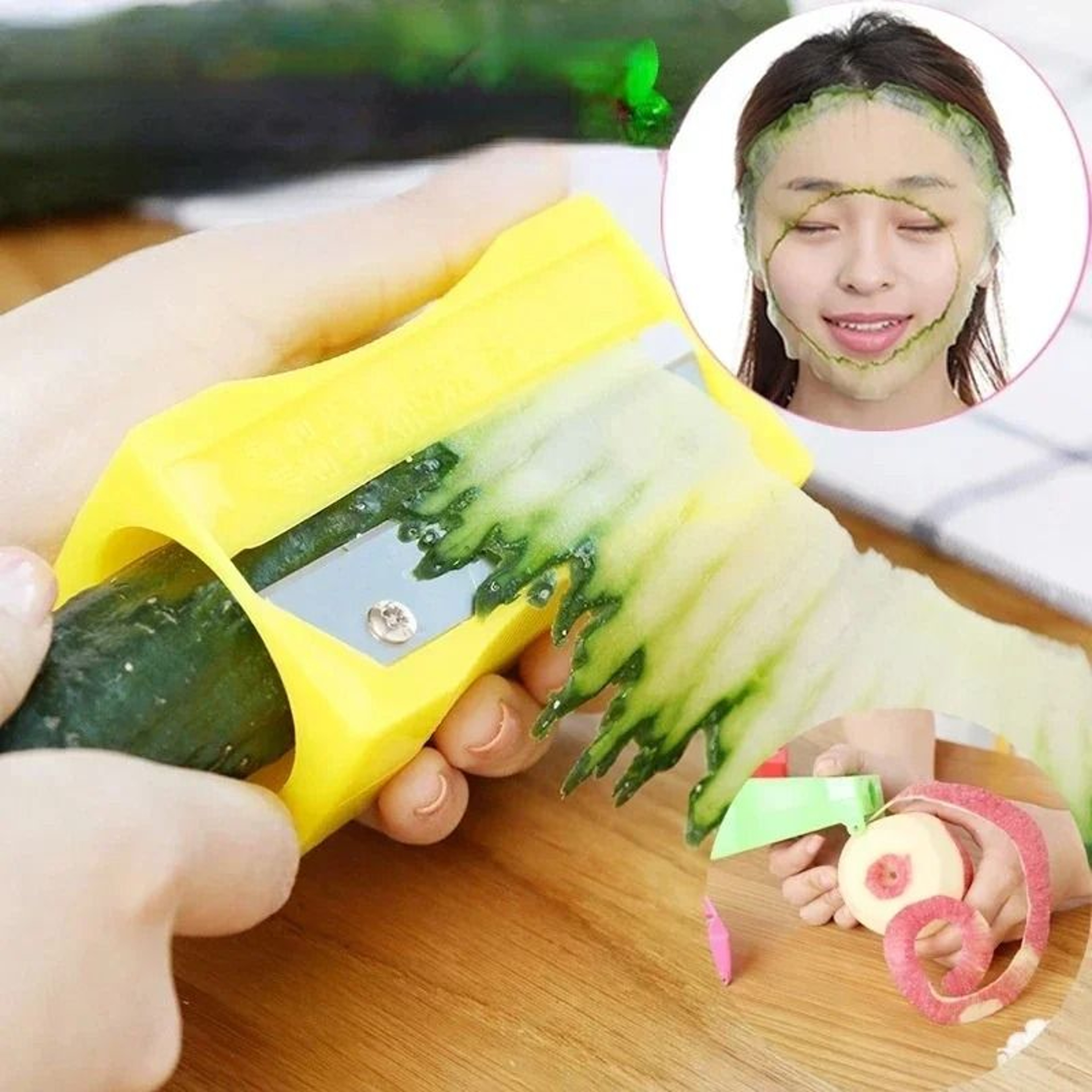 DualAction Cucumber Beauty Slicer  Sharpener 2