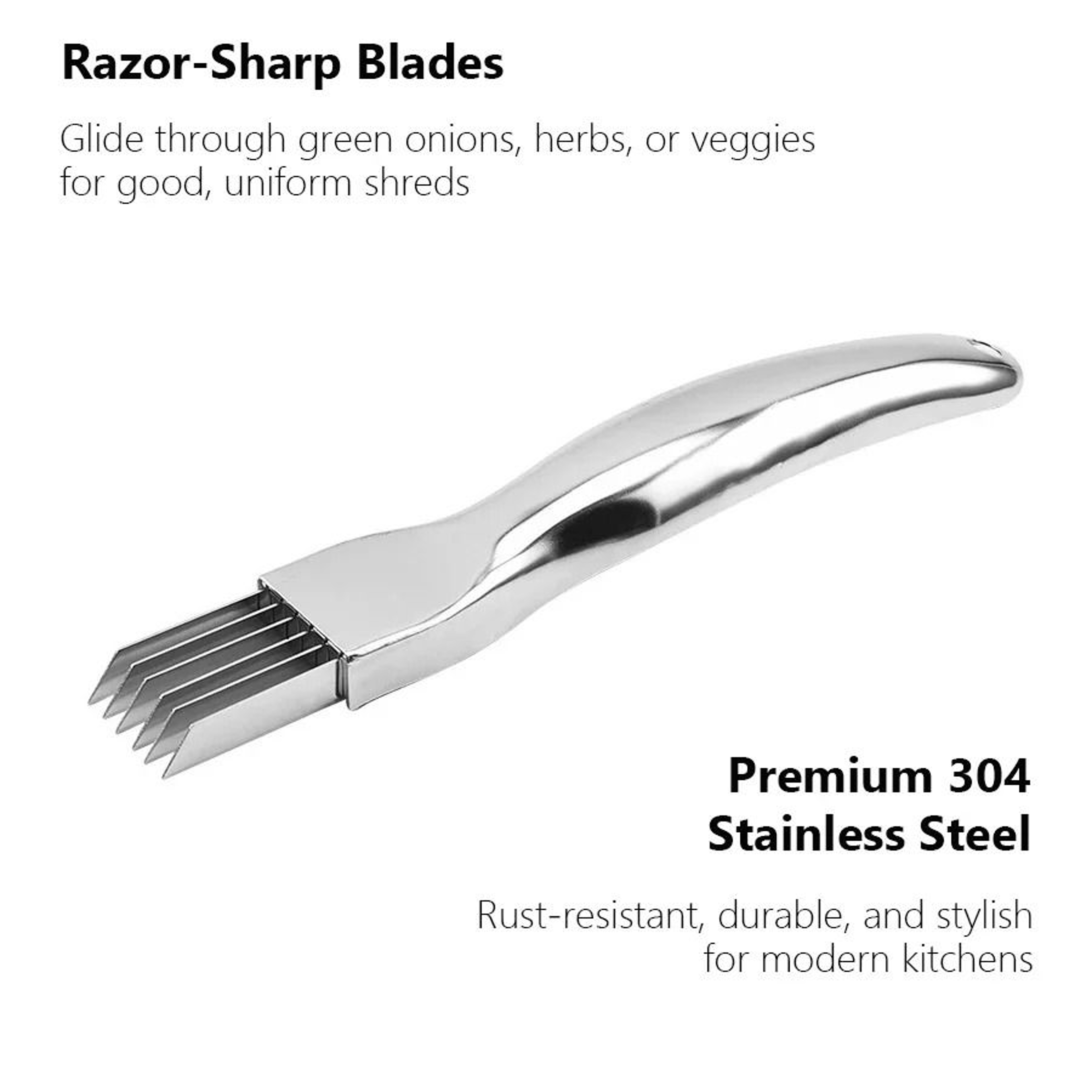 Stainless Steel MultiBlade Silk Shredder 3