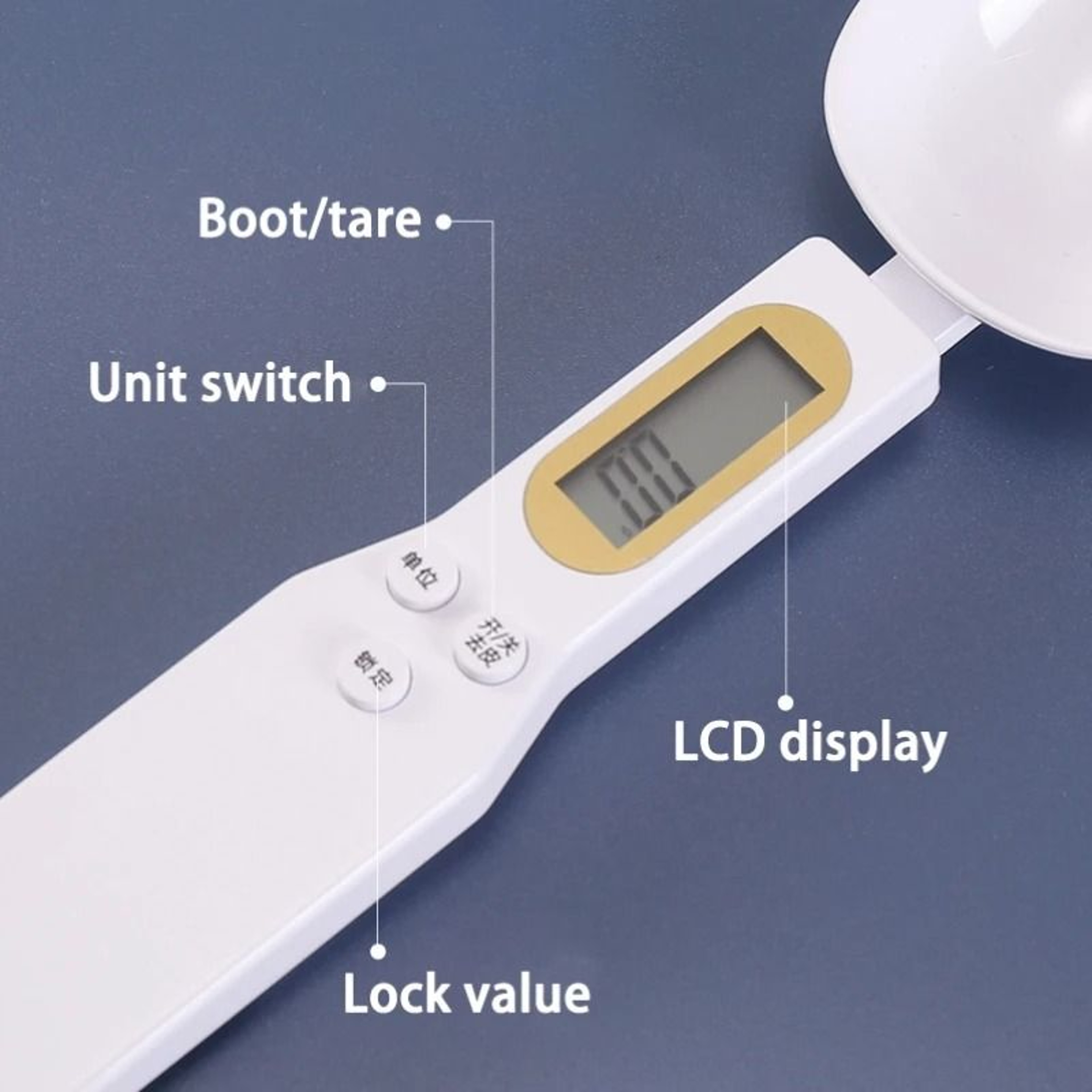 Digital LCD Kitchen Weighing Spoon 4