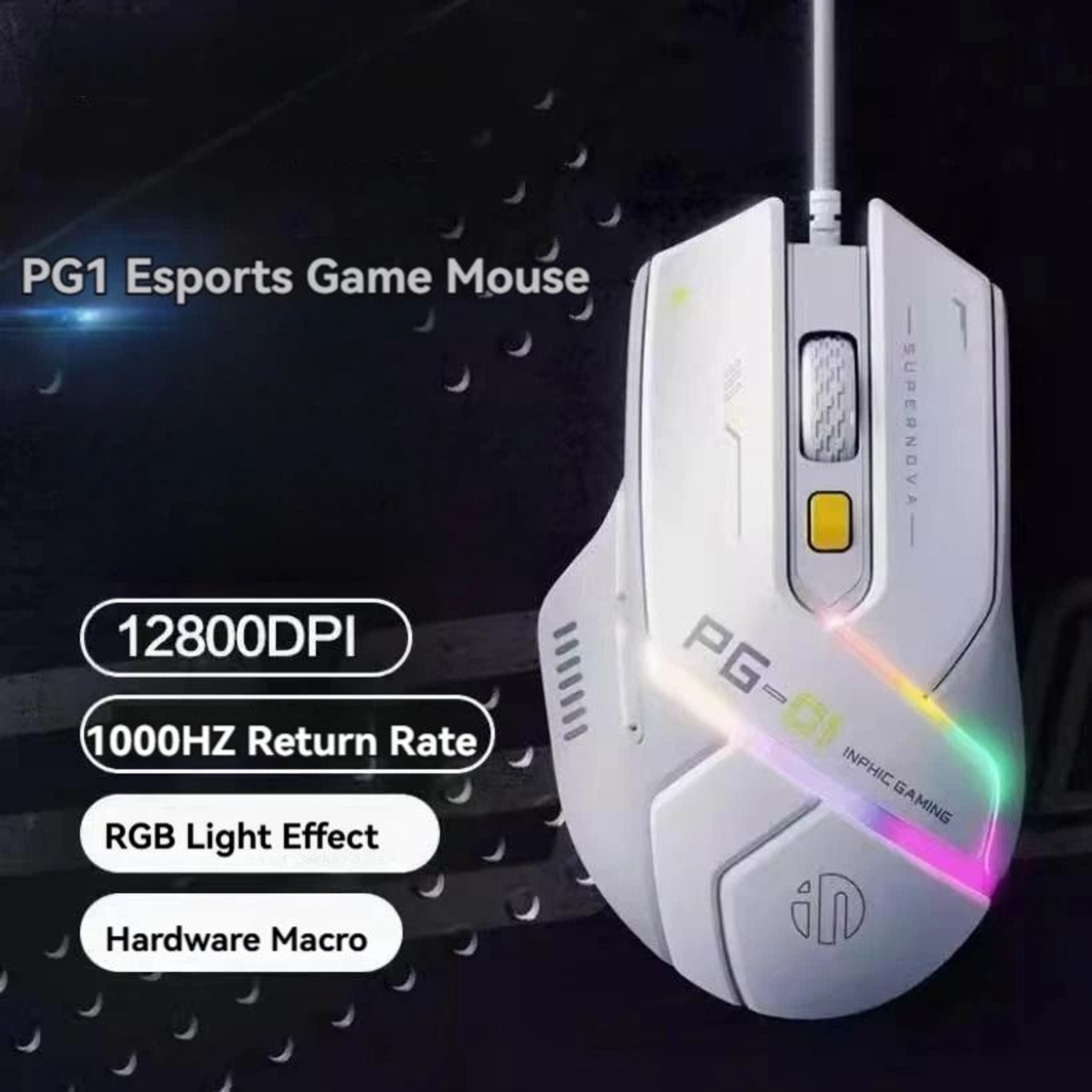 HighPolling Wired RGB Gaming Mouse 2