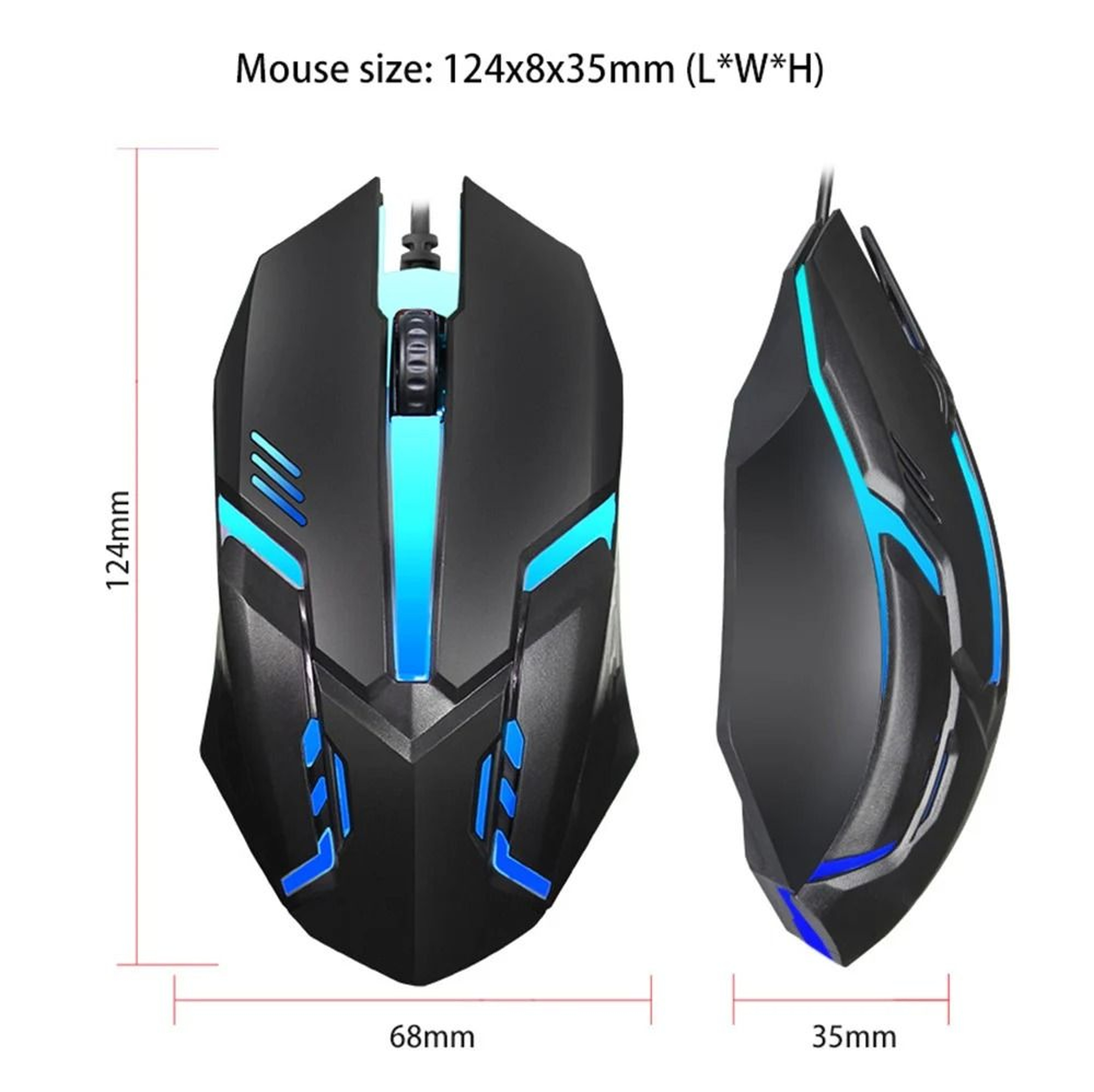HighPerformance ESports Wired Gaming Mouse 3