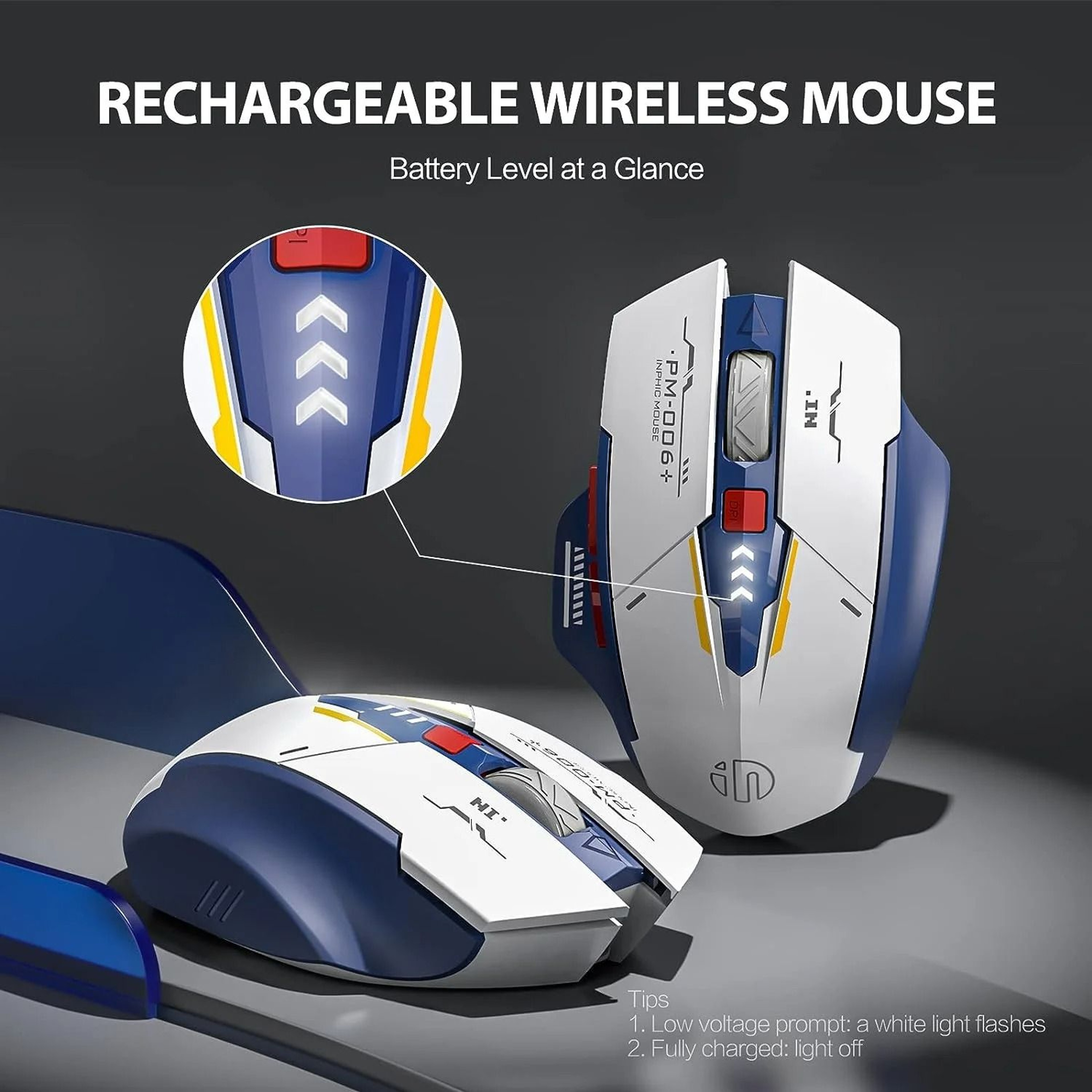 Mecha Edition Silent Wireless Mouse 4
