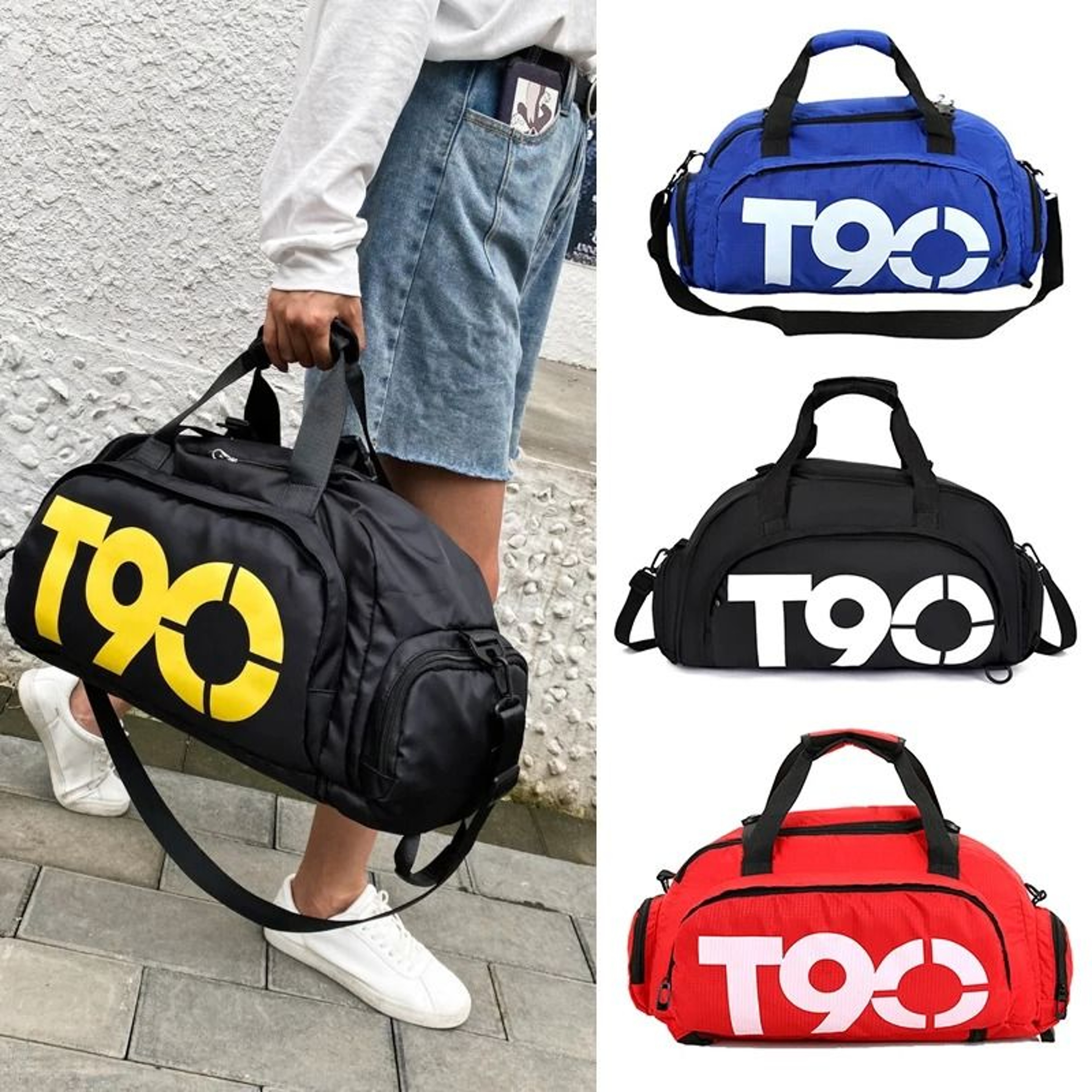 T90 Versatile Gym Backpack  Travel Duffle Bag 0