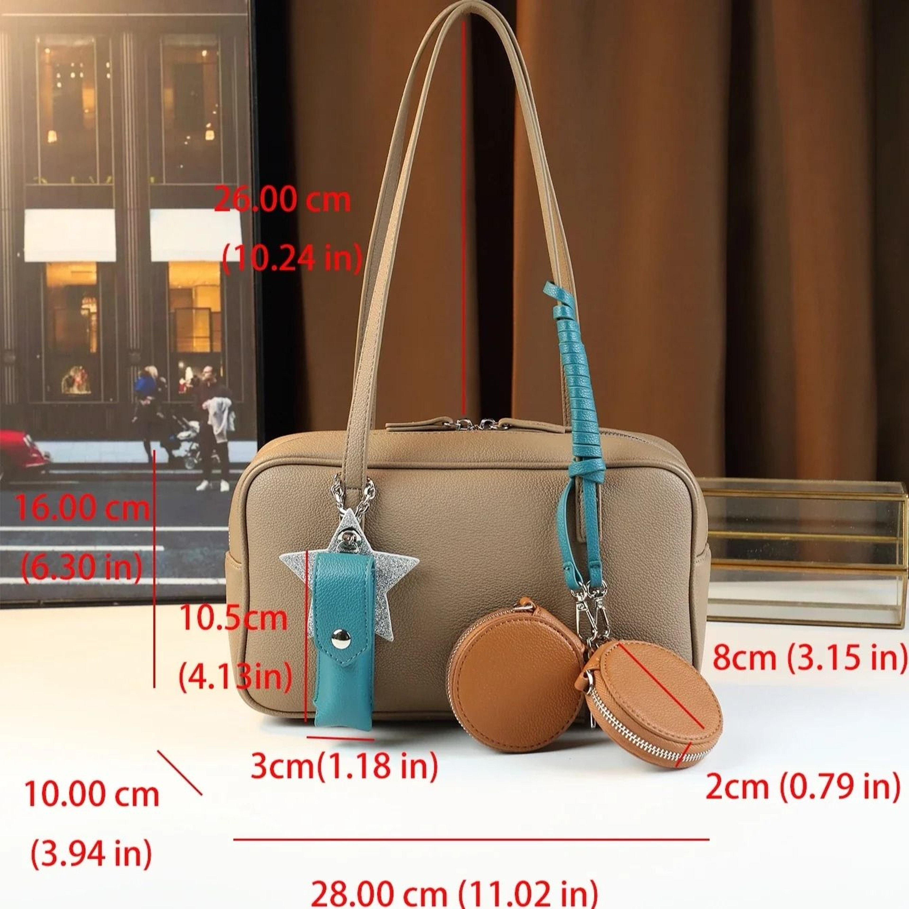HighCapacity Boston Messenger Handbag 5