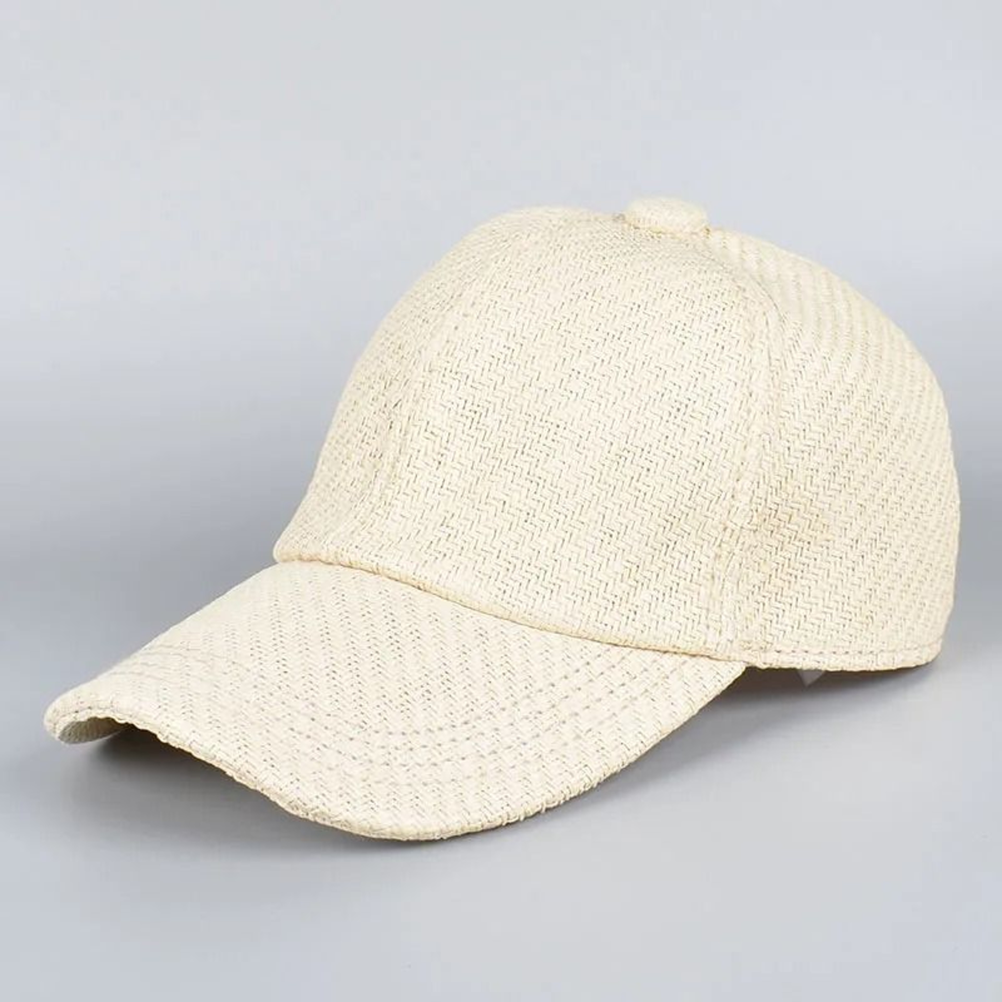 Straw Mesh Baseball Cap  Hybrid Sun Hat 6
