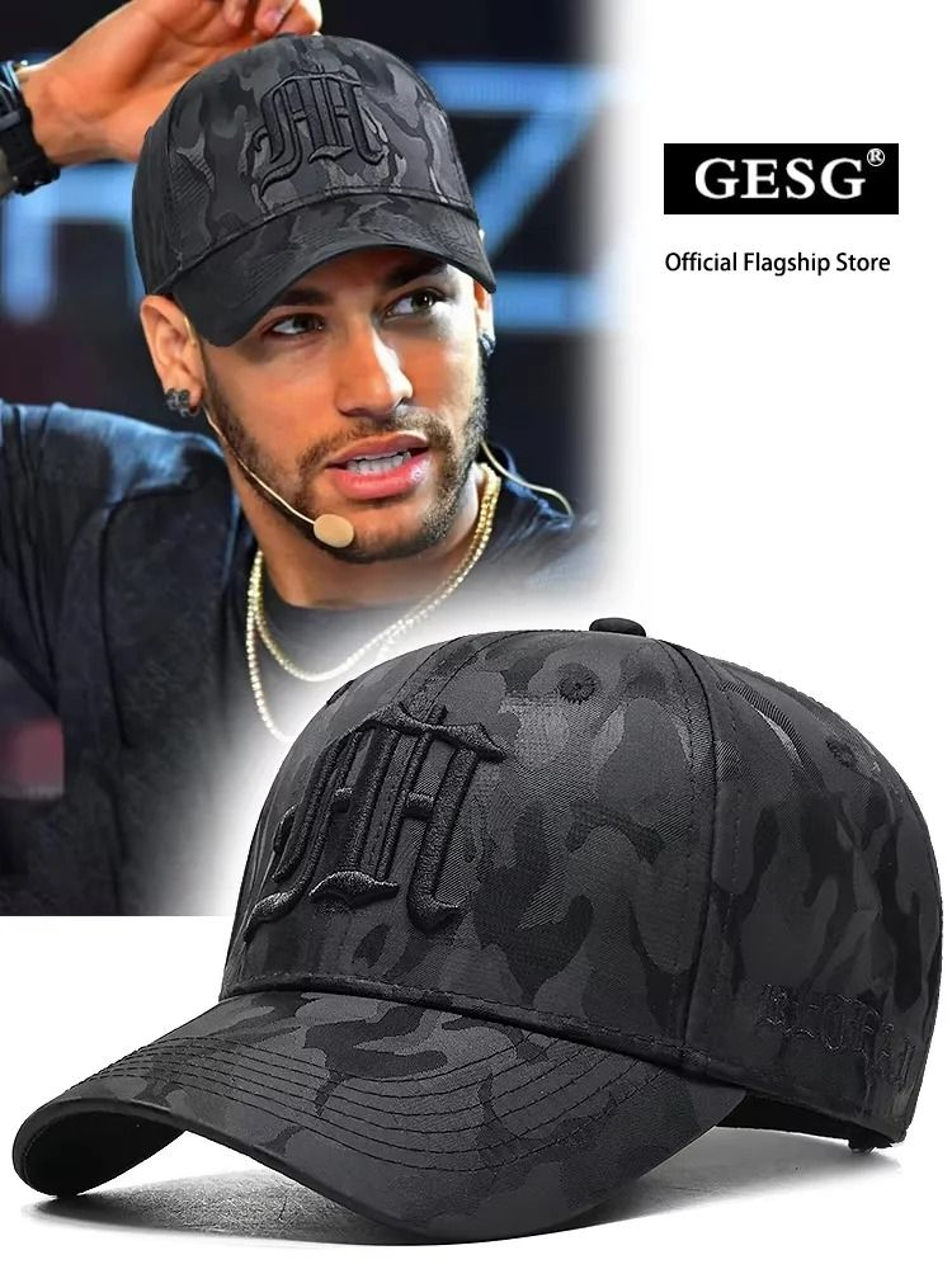 Tactical Camouflage Embroidered Baseball Cap 0