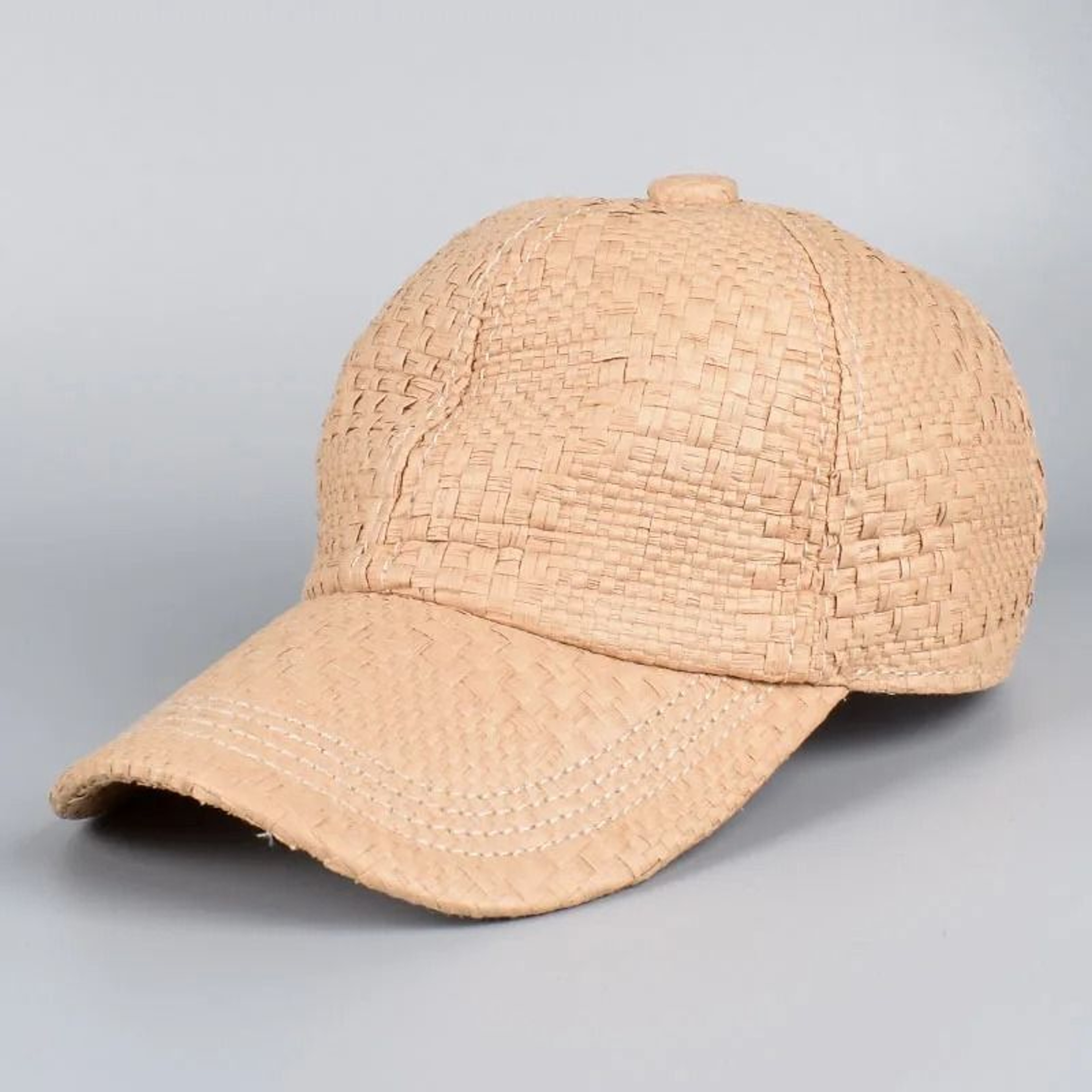 Professional Straw Mesh Baseball Cap  Hybrid Sun Hat 9