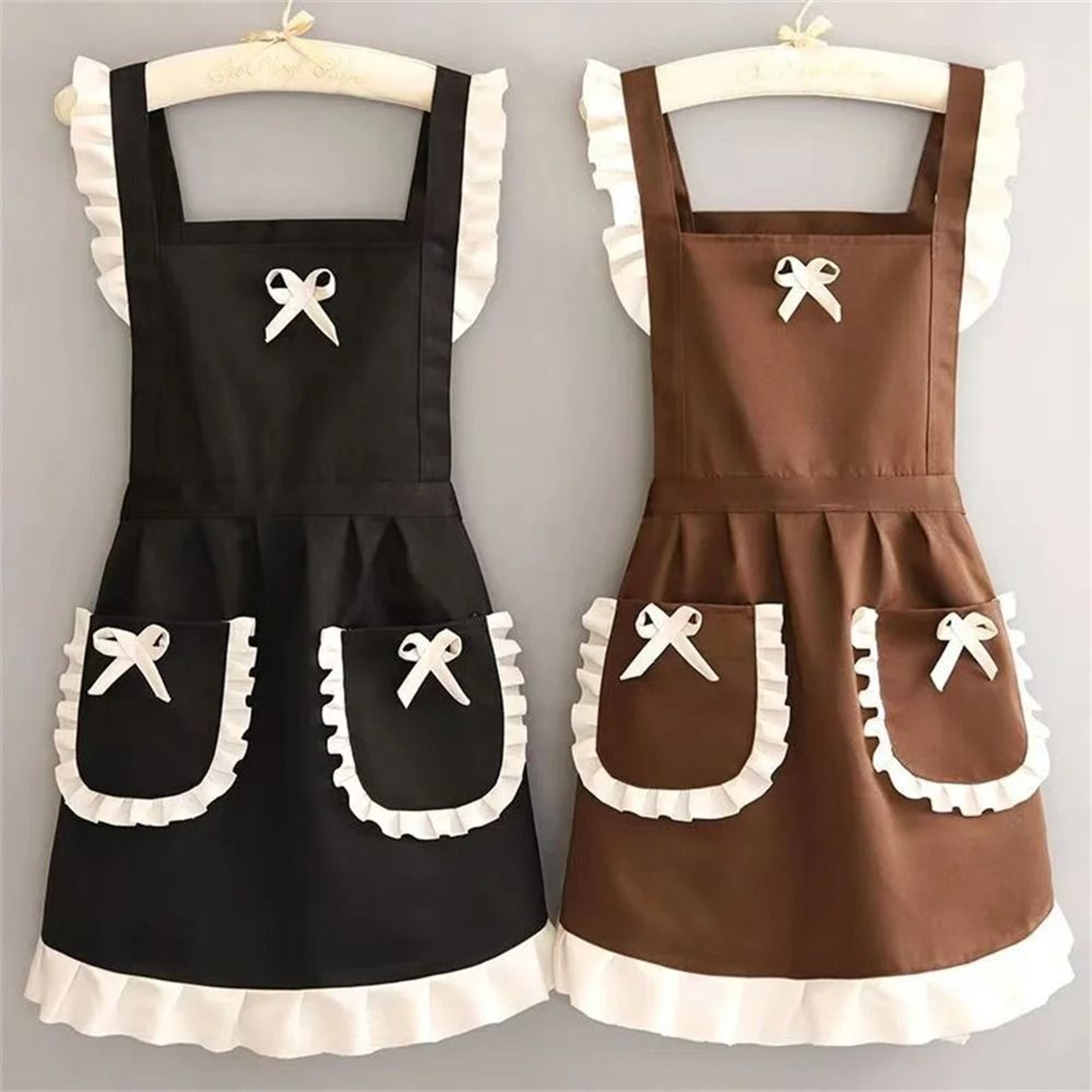 Japanese Maid Style Household  Workwear Apron 0