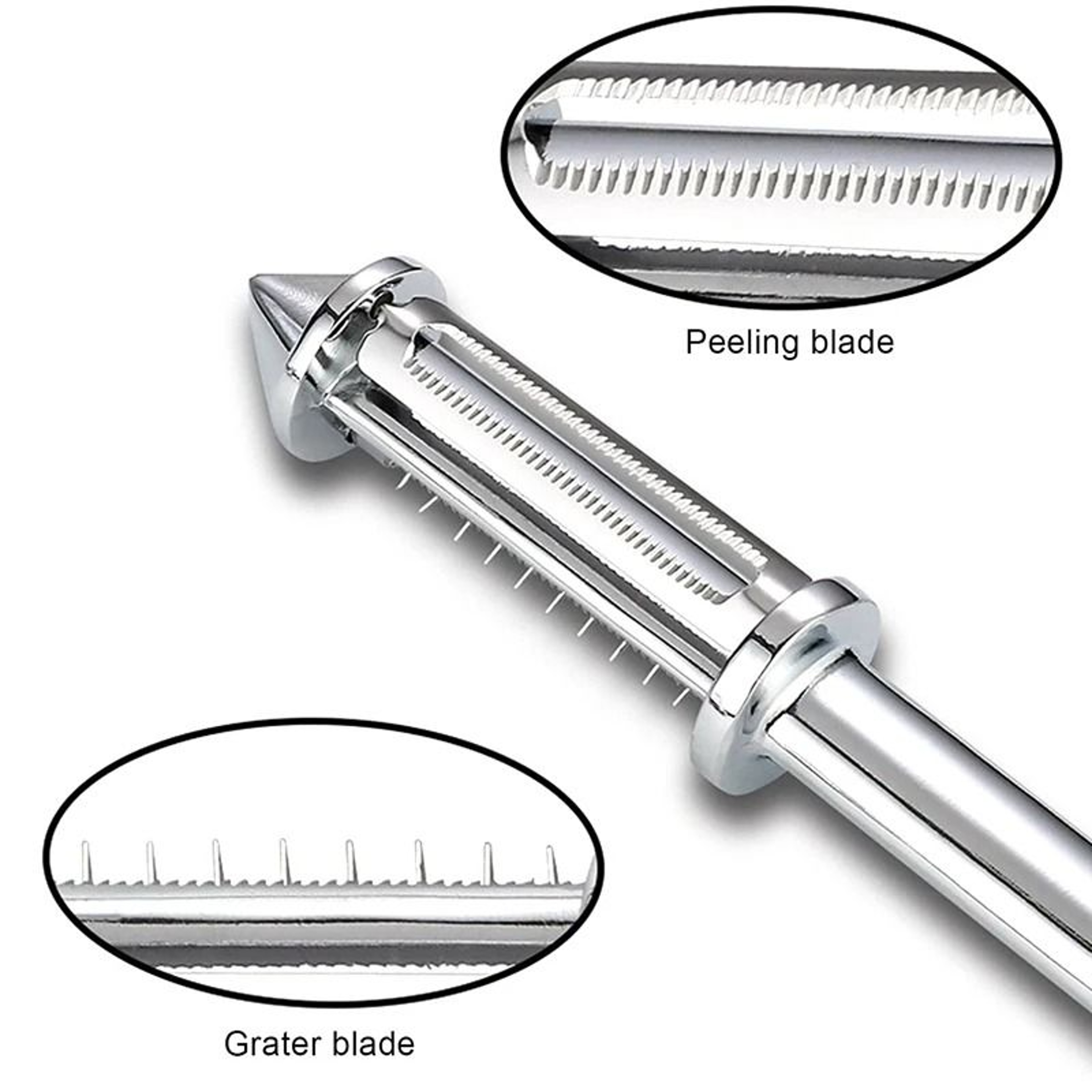 3in1 Rotatable Stainless Steel Peeler  Slicer 5
