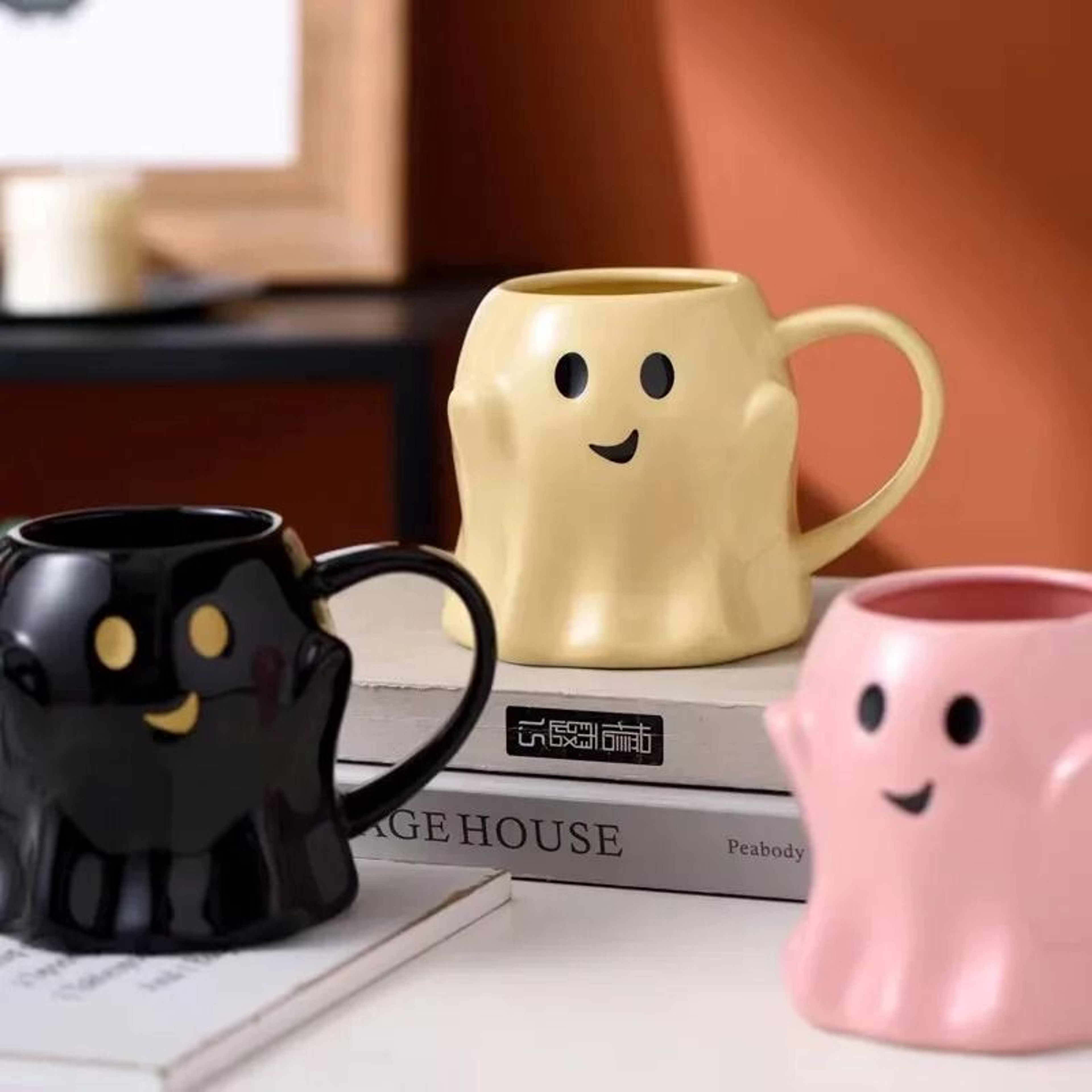 Creative Cartoon Elf  Ghost Holiday Ceramic Mug 0