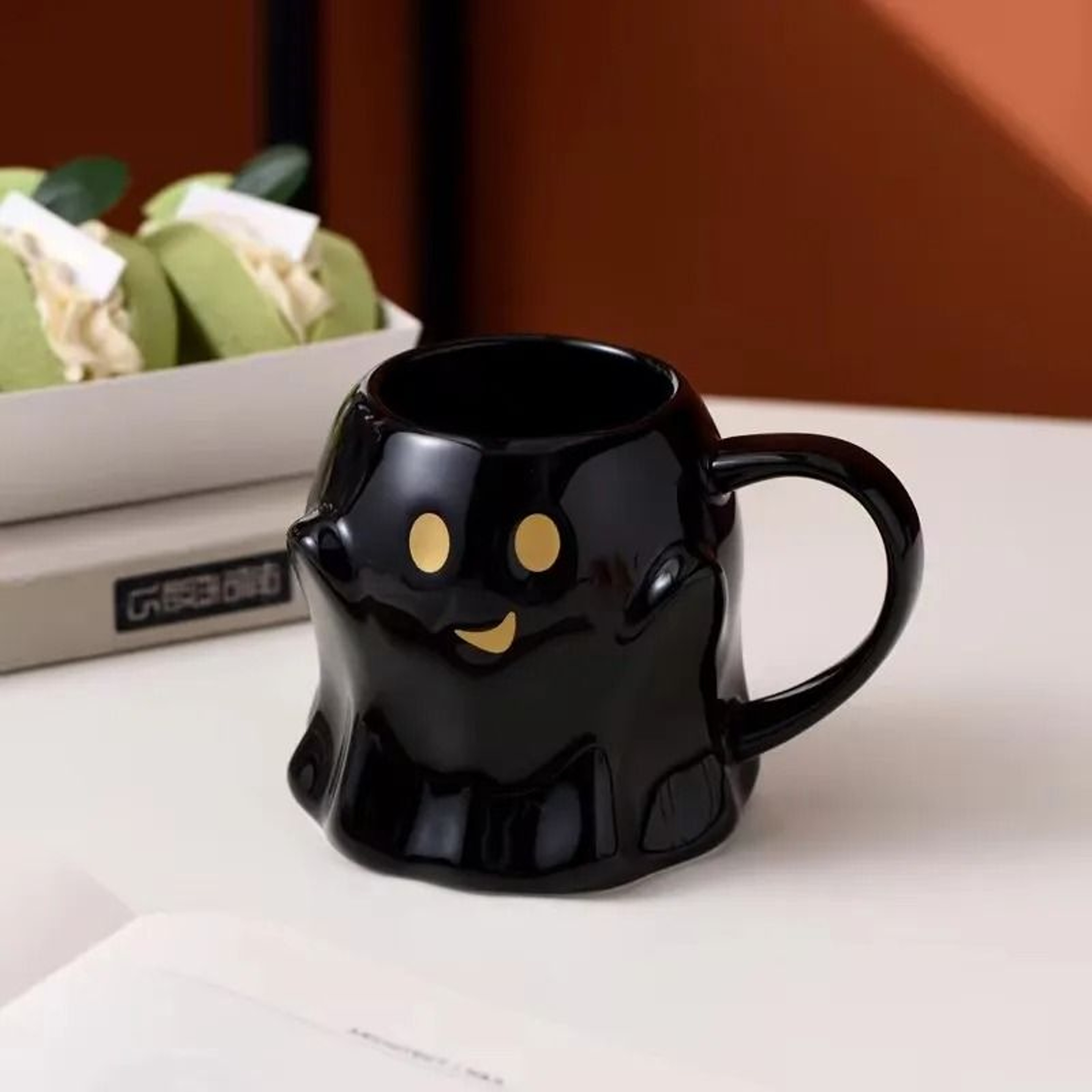 Creative Cartoon Elf  Ghost Holiday Ceramic Mug 3