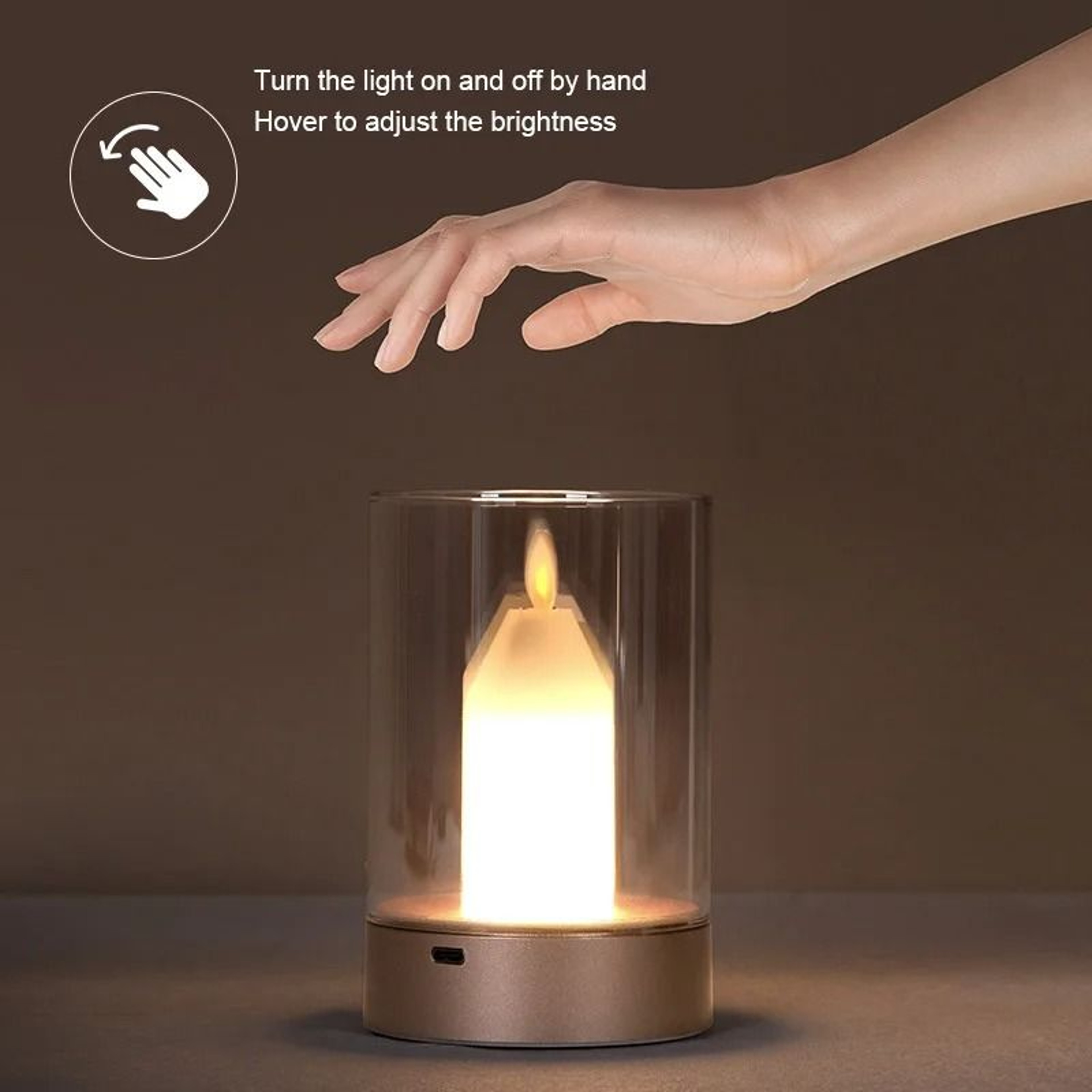 Intelligent Candlelight Atmosphere PIR Motion Sensor LED Night Light 1