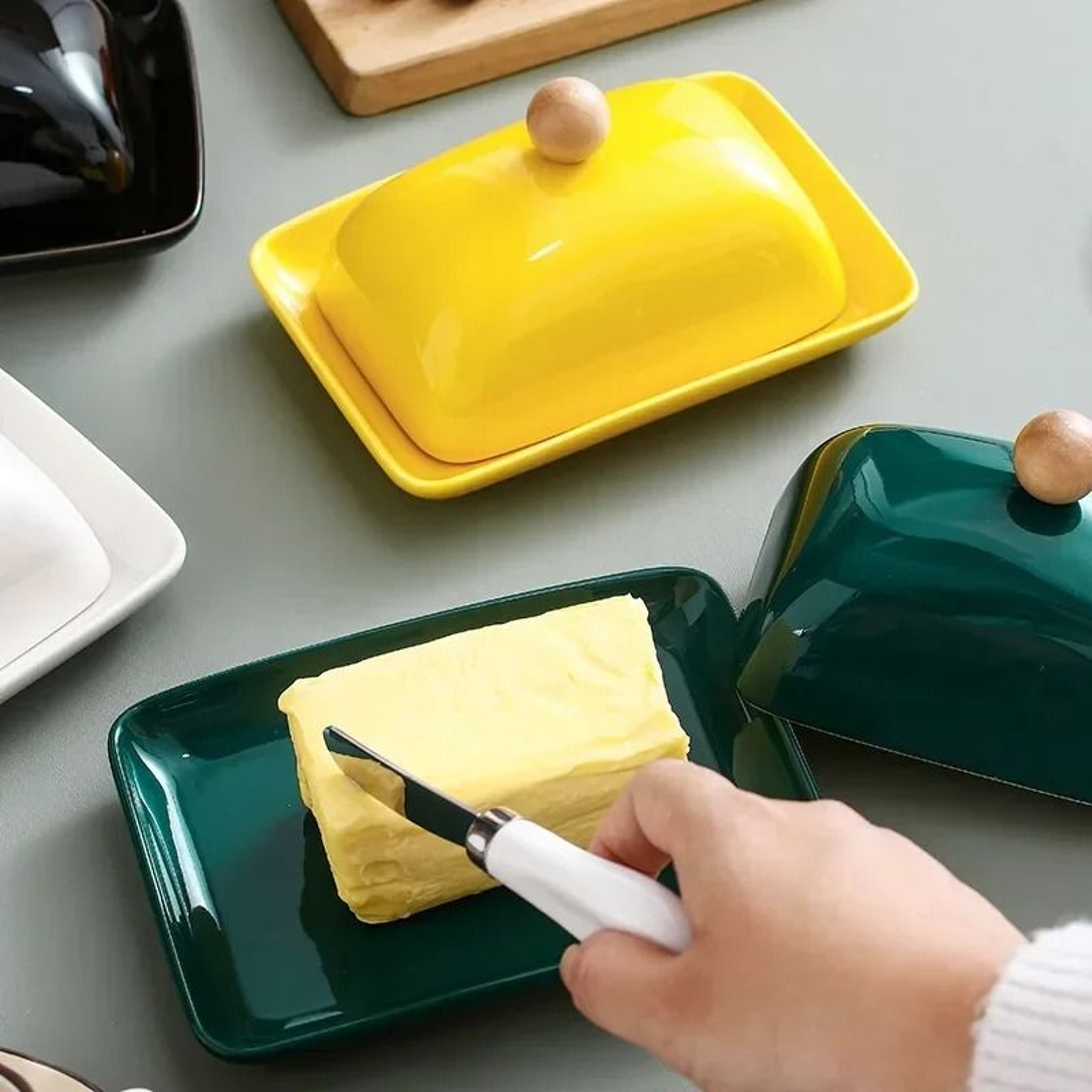 Light Luxury Butter  Cheese Storage Case 3