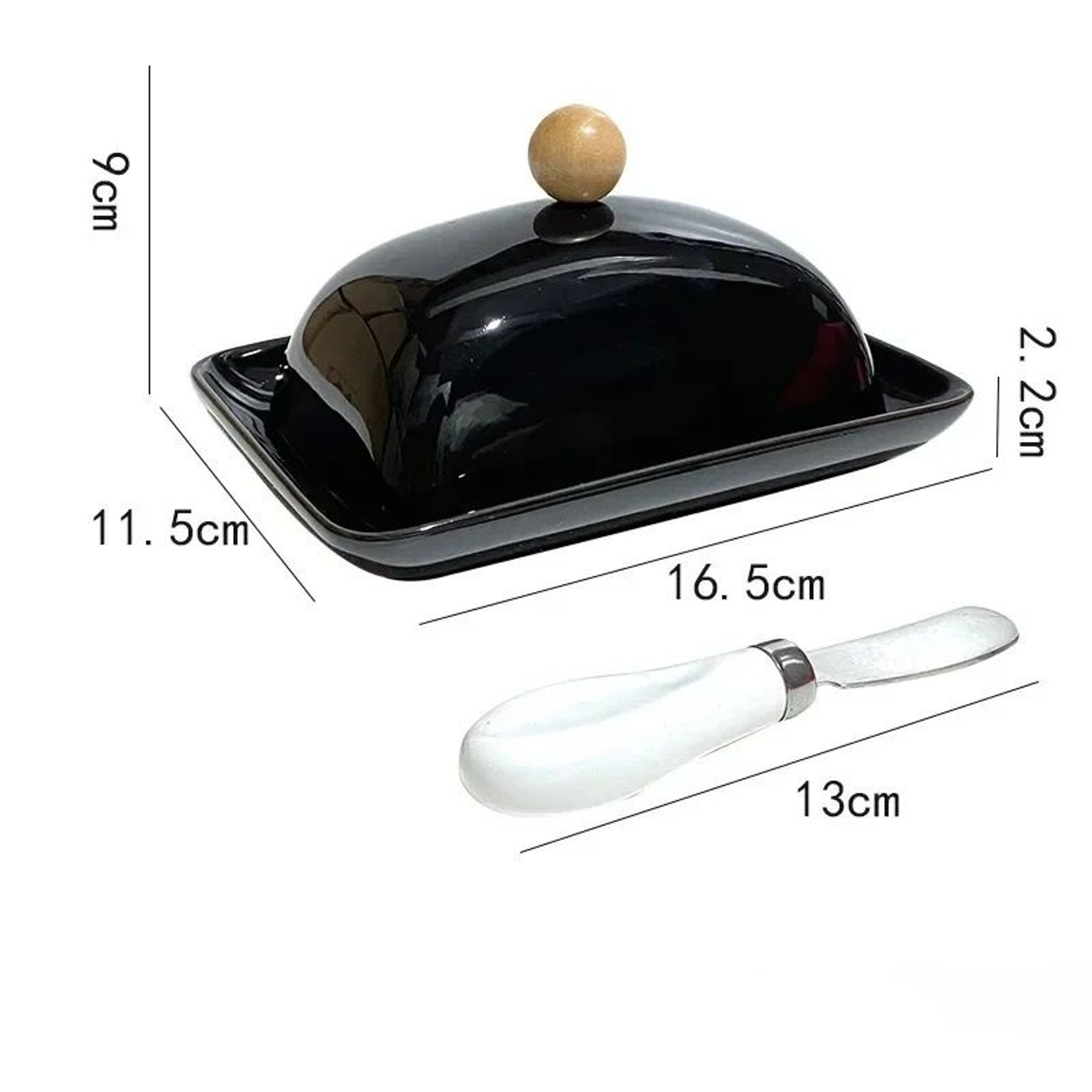 Light Luxury Butter  Cheese Storage Case 7