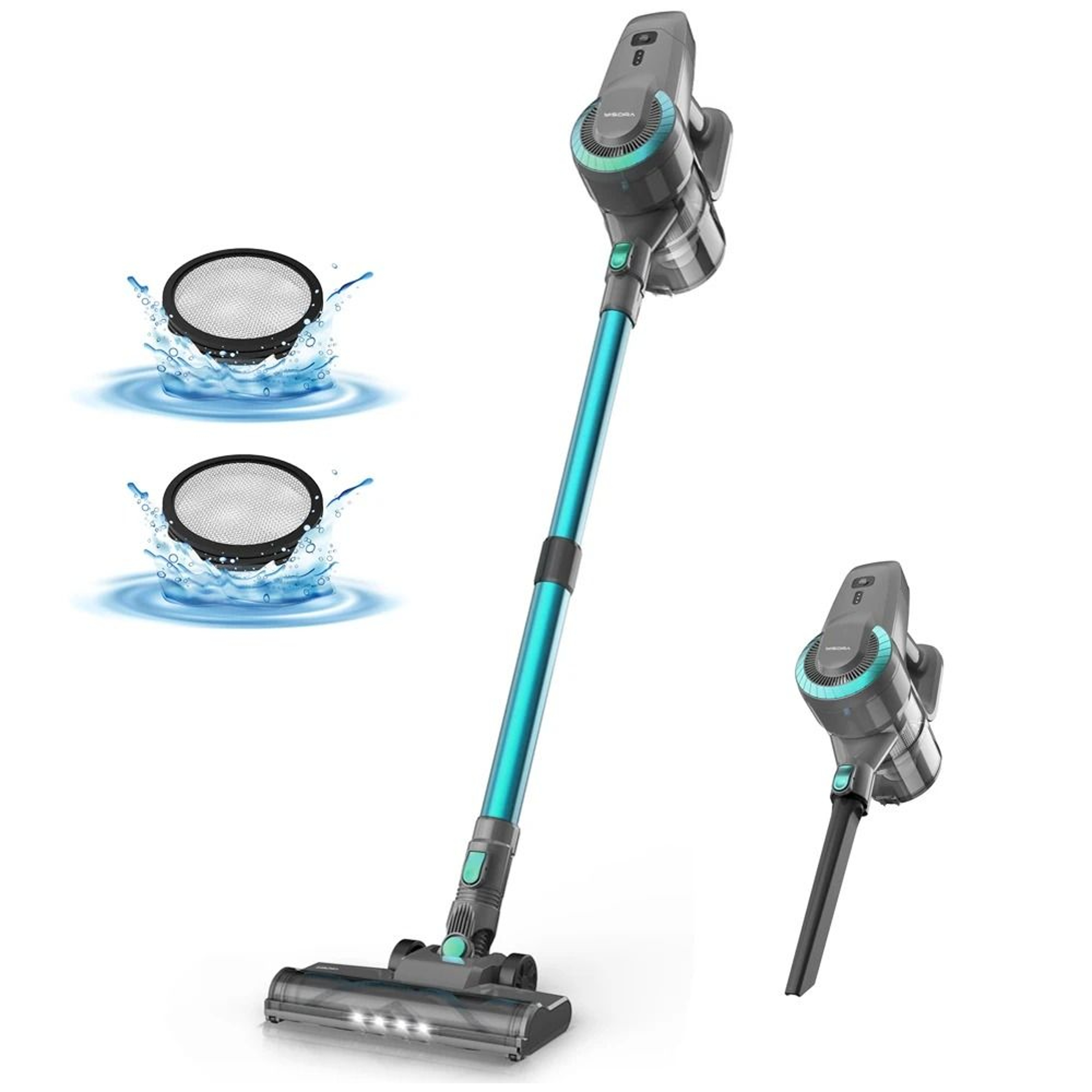 HighPower Cordless Upright Vacuum Cleaner 7
