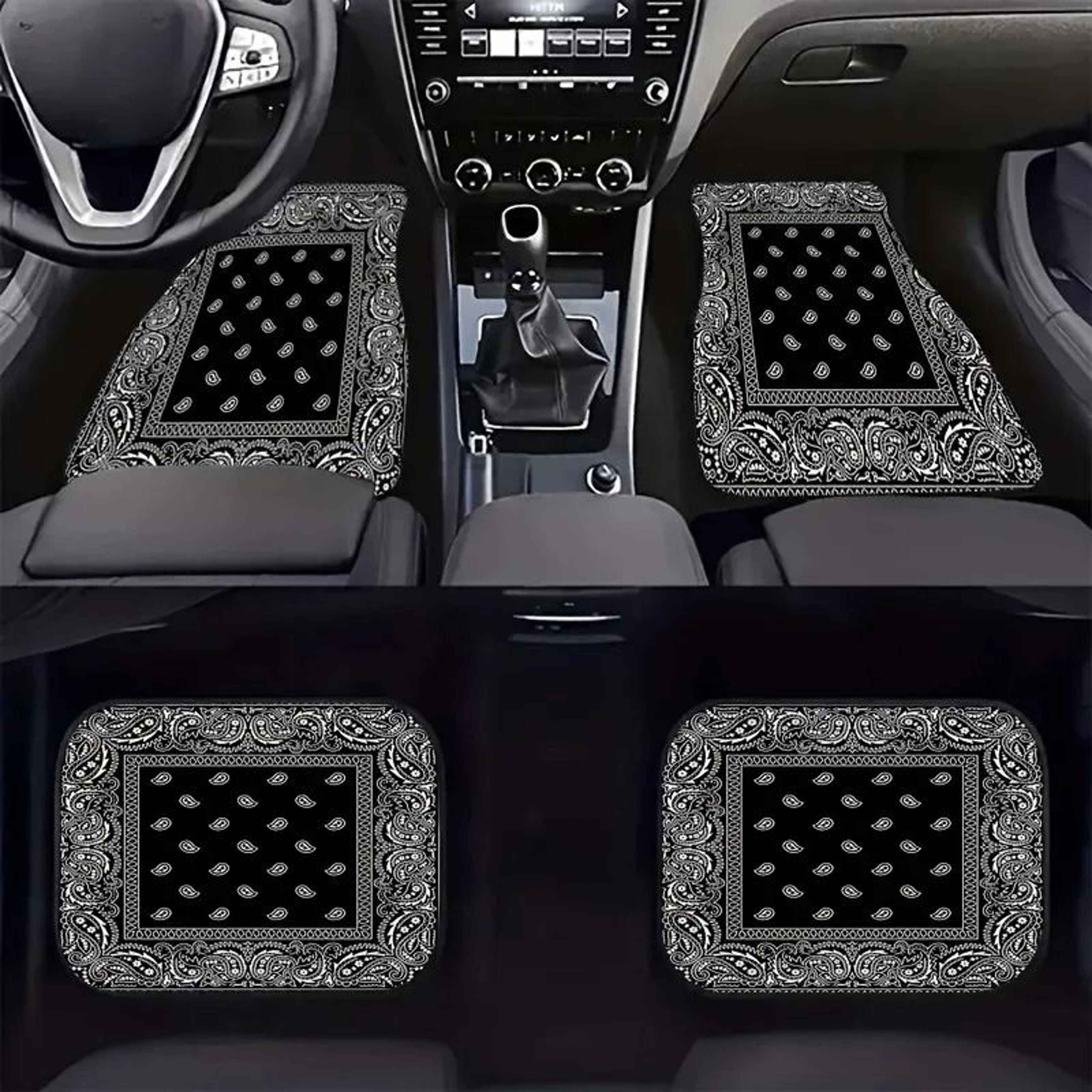 Universal Floor Shield  4Piece AntiSlip Car Mat Set 7