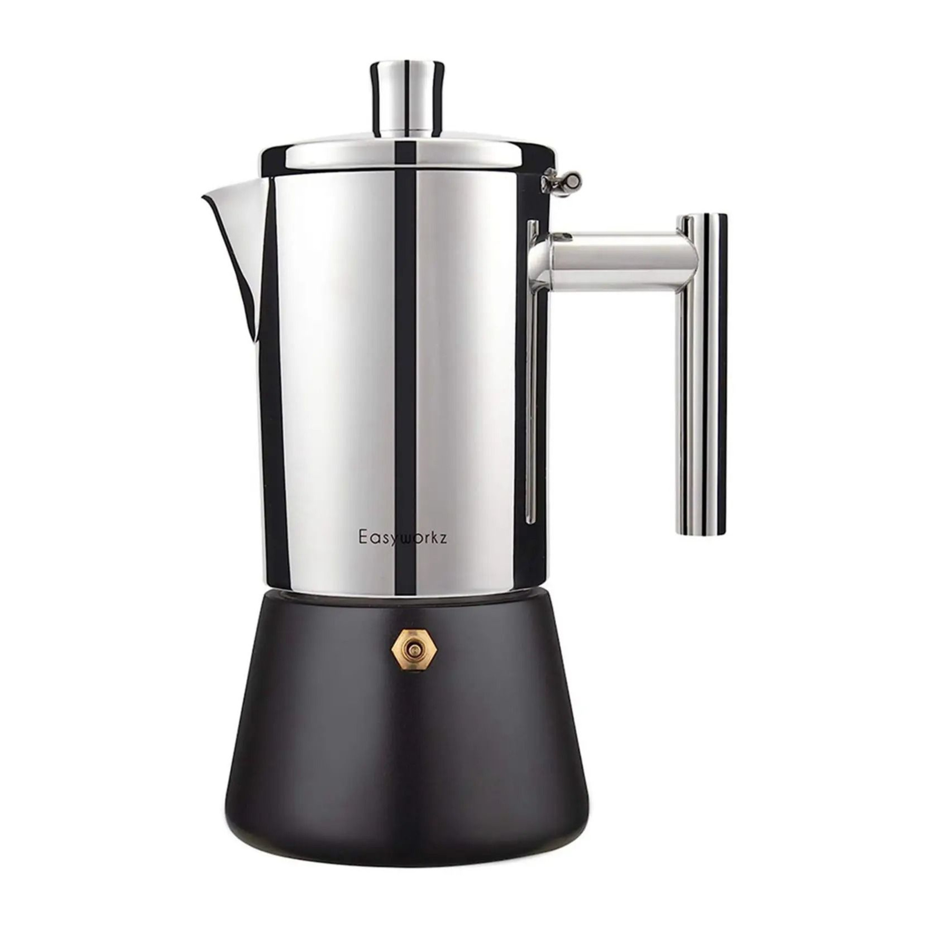Stovetop Espresso Maker  Stainless Steel Italian Coffee Maker 9