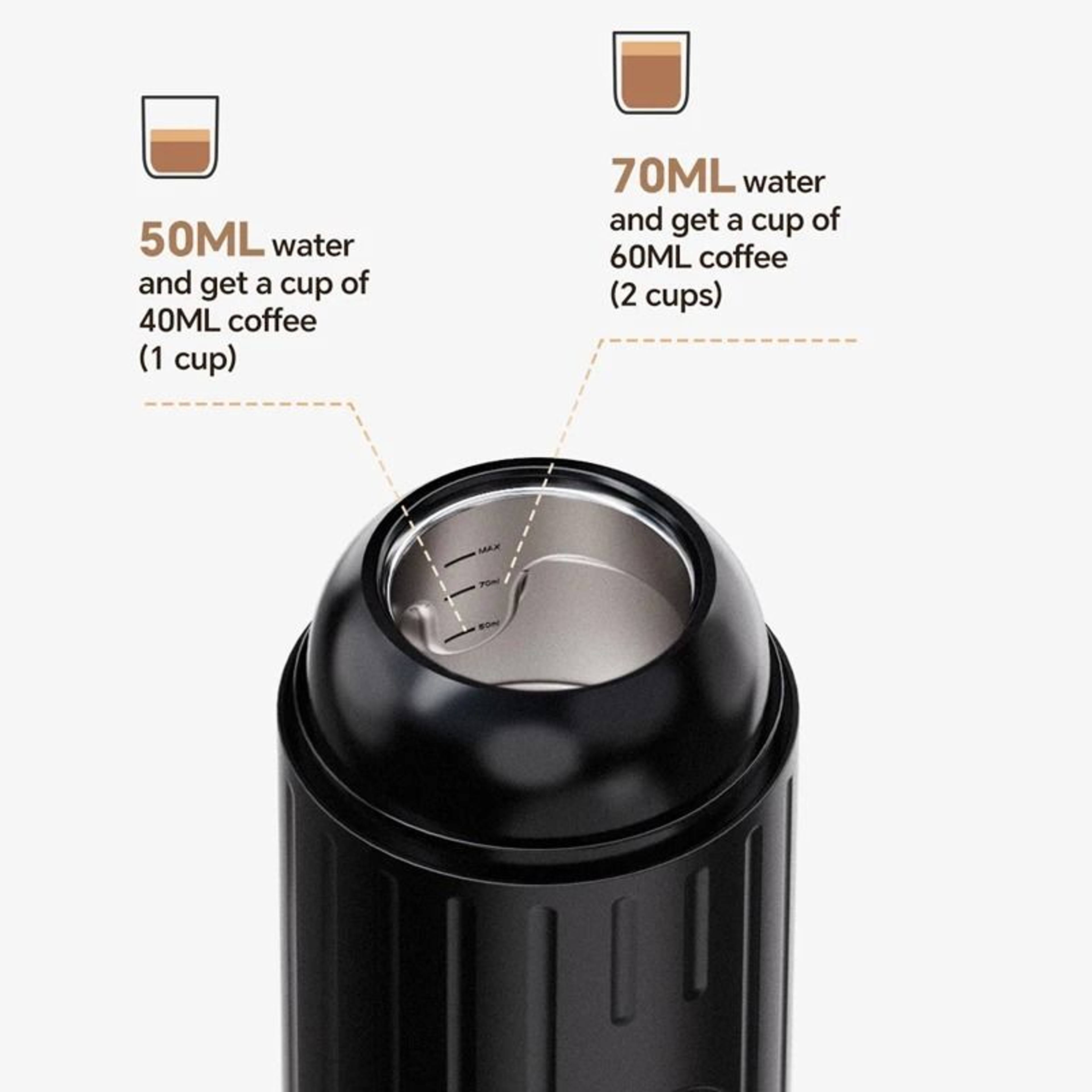 Portable Wireless Heating Espresso Machine  Rechargeable Travel Coffee Maker 4