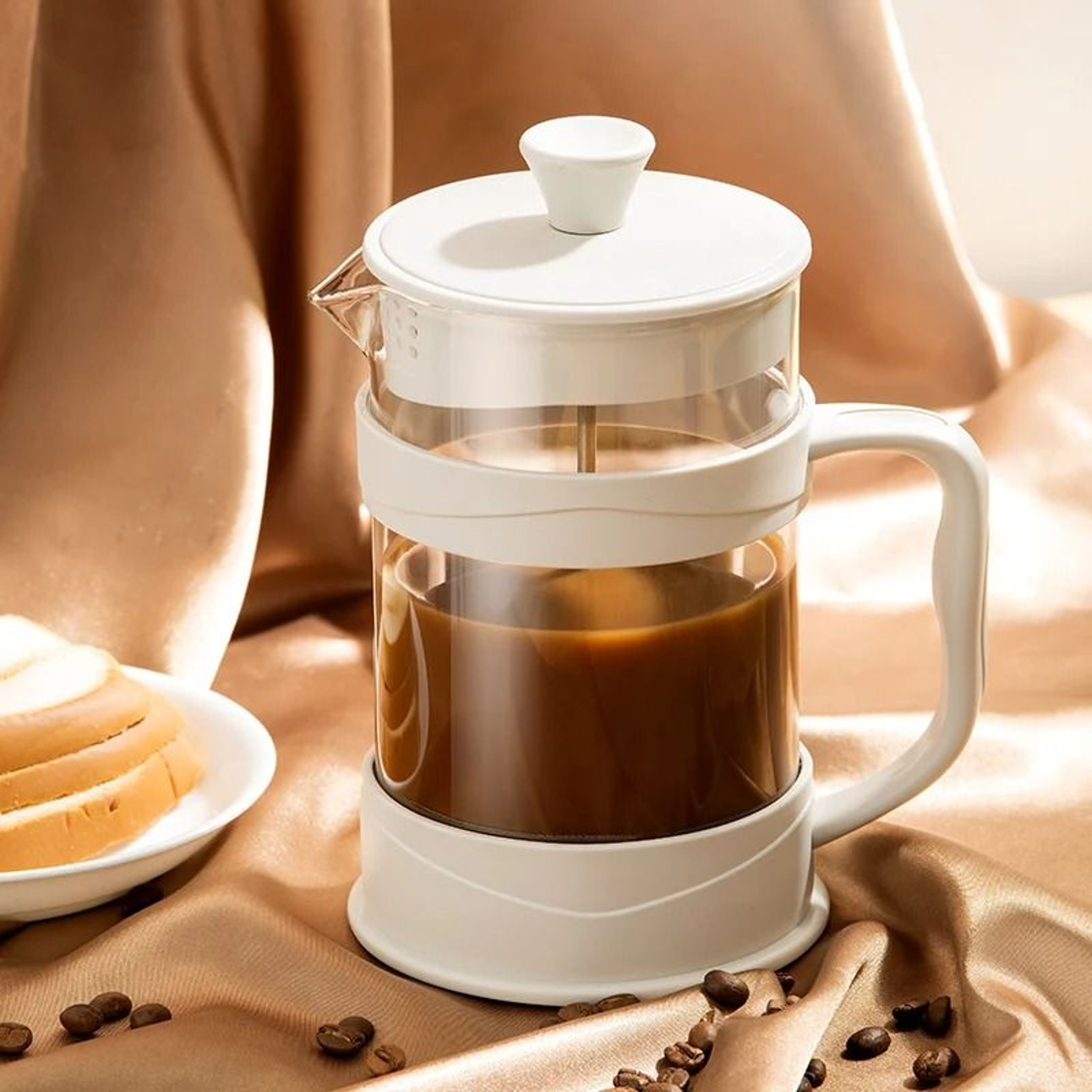 Essential Glass French Press  MultiUse Coffee  Tea Brewer 1