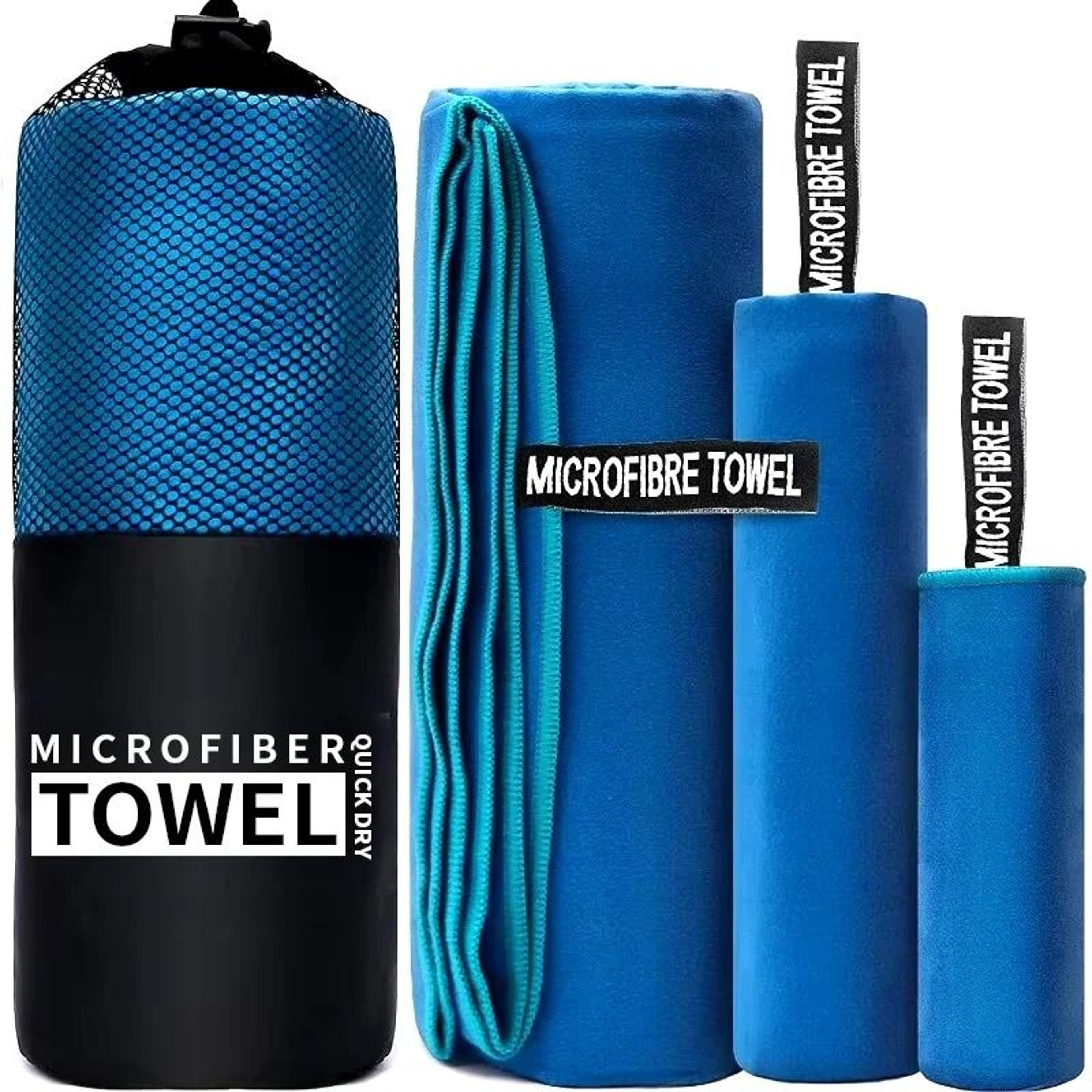 QuickDry Sports Towel Microfiber Fitness  Travel Washcloth 0