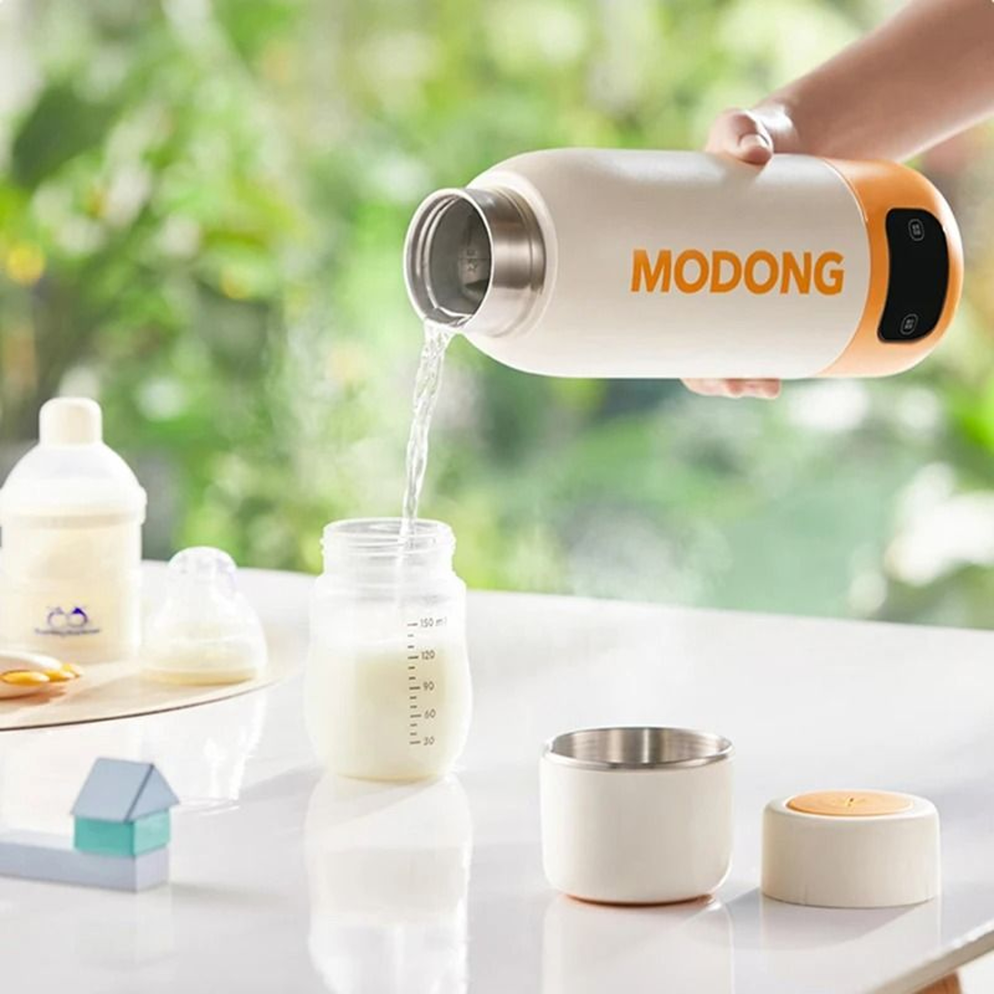 Smart Travel Heating Cup  600ml Portable Electric Kettle With Precision Temperature 3