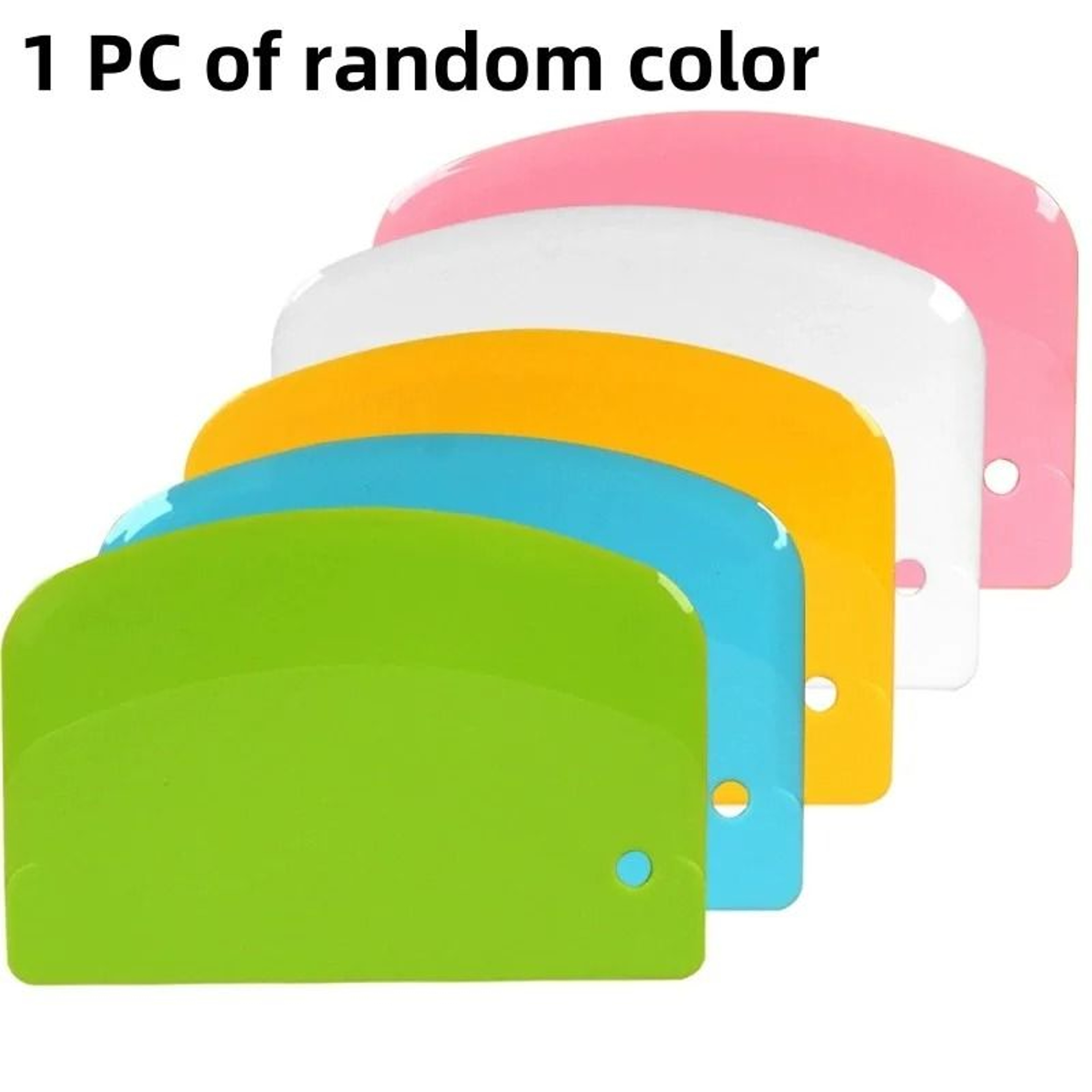 MultiPurpose Plastic Bench Scraper  Essential Flour Dough  Cake Cream Knife 7