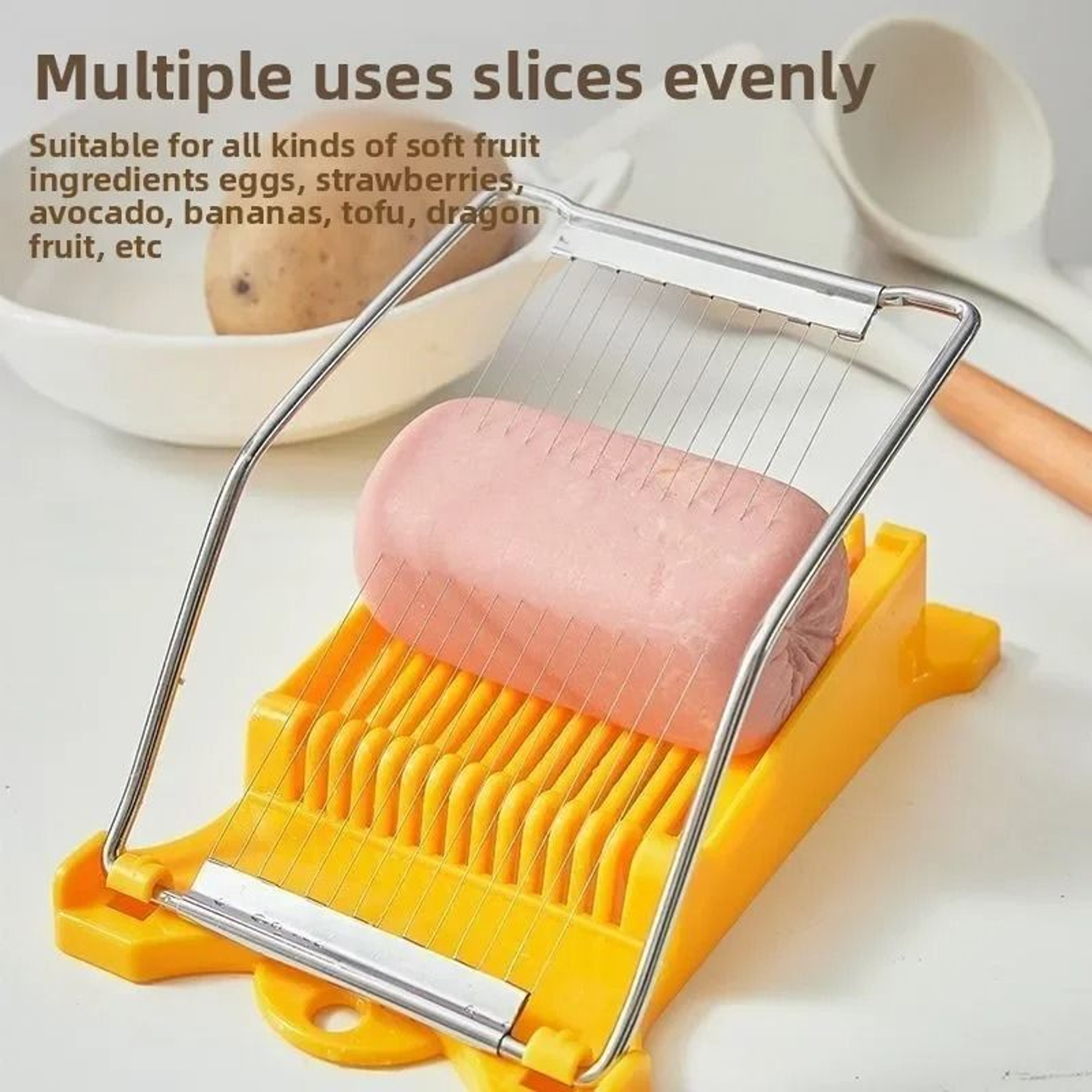 Stainless Steel MultiSlicer  Versatile Kitchen Strip Cutter  Divider 1