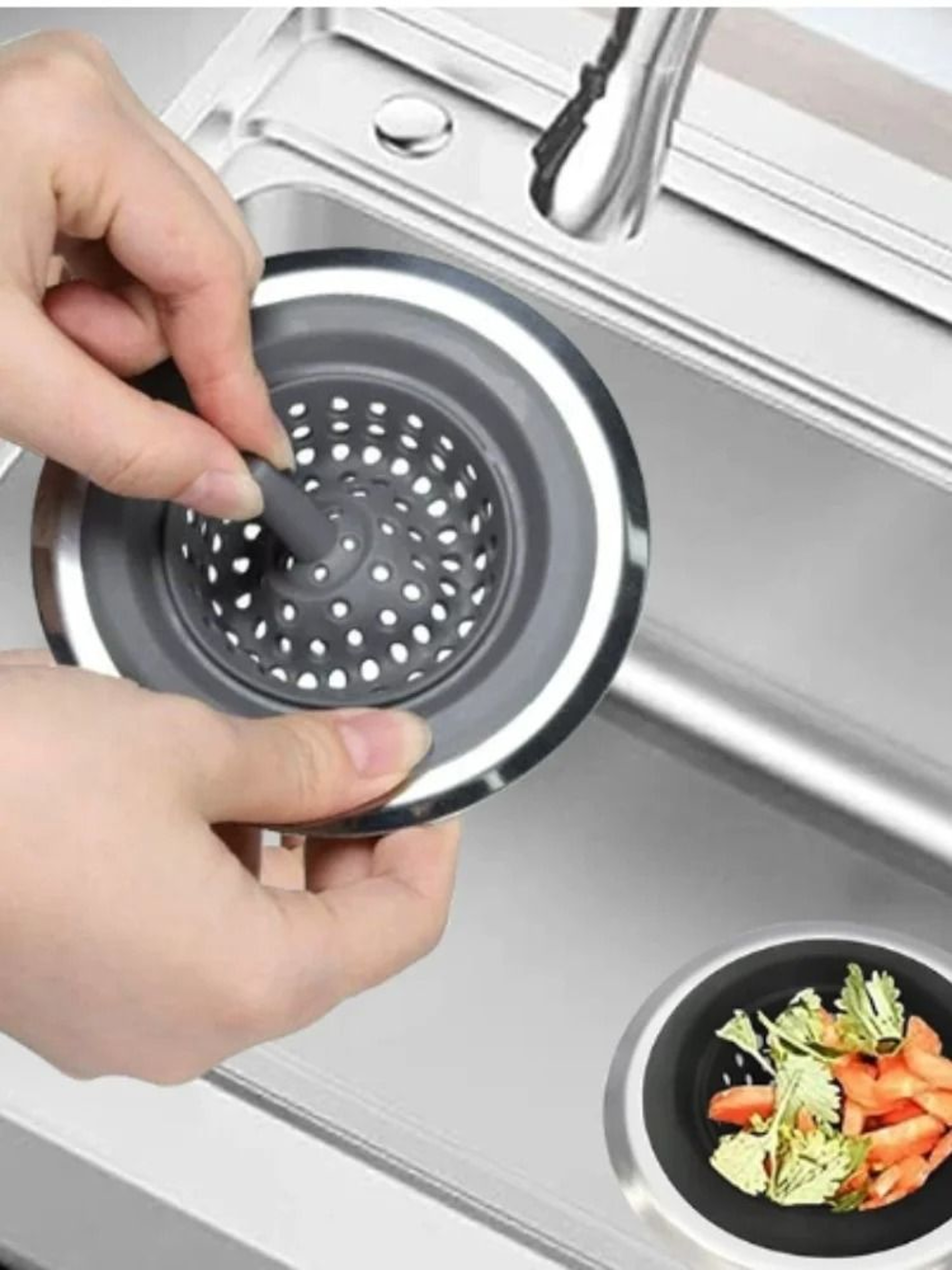 Universal Silicone Sink  Floor Drain Filter  AntiClogging Hair Catcher  Stopper 5