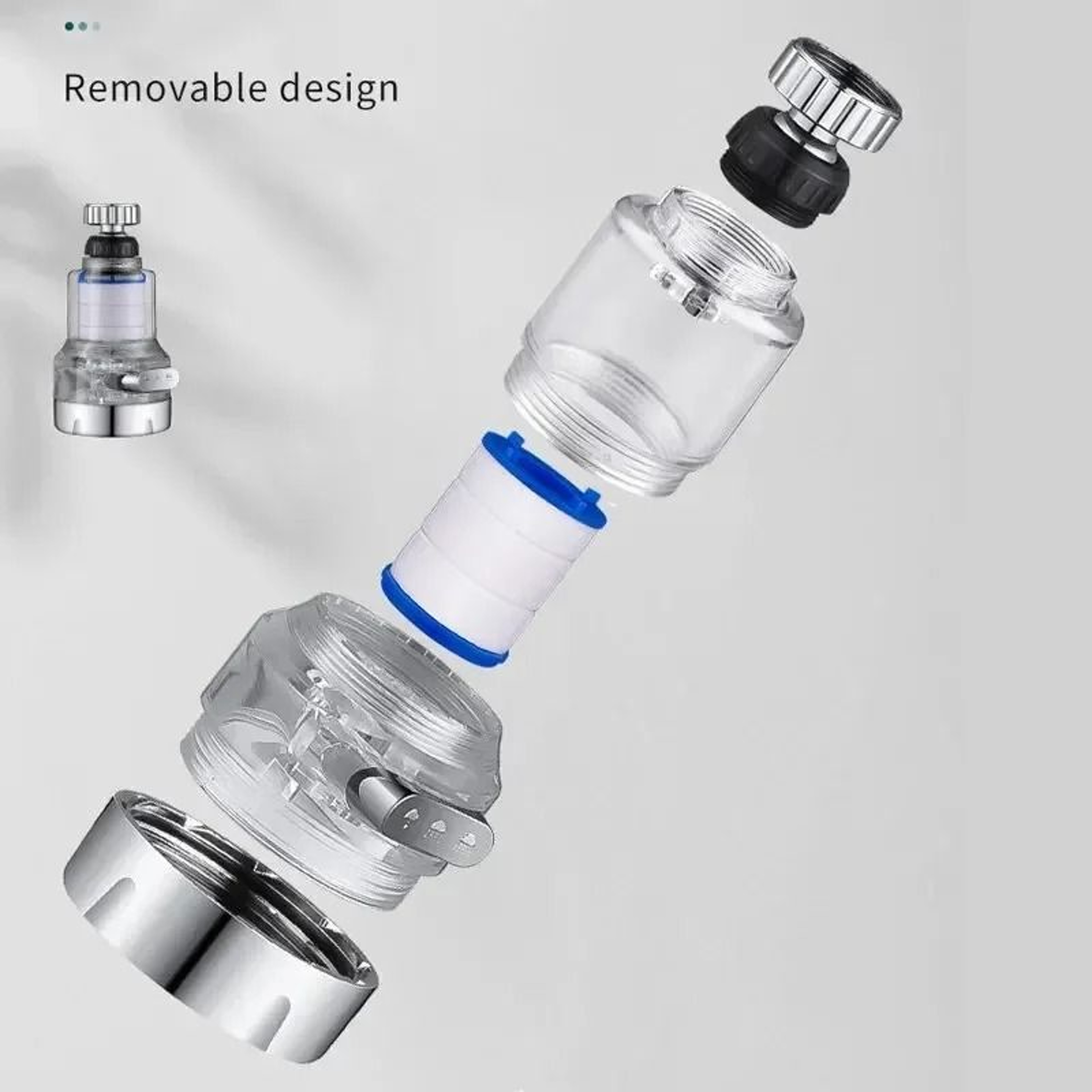 360 Rotating Universal Water Purifier  HighDensity PP Cotton Filtration 3
