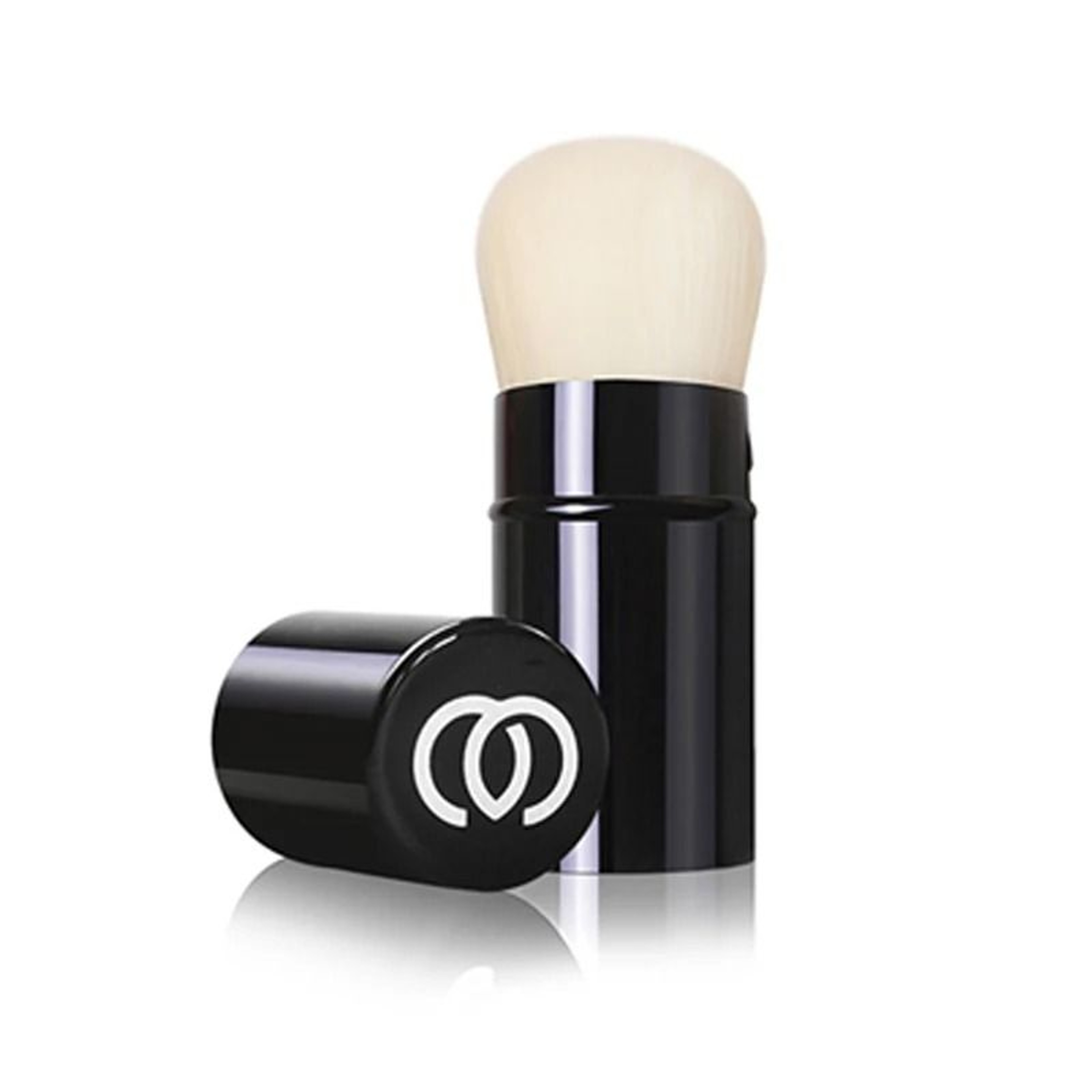 Multifunctional Makeup Brush  Portable Travel Tool With Protective Lid 1